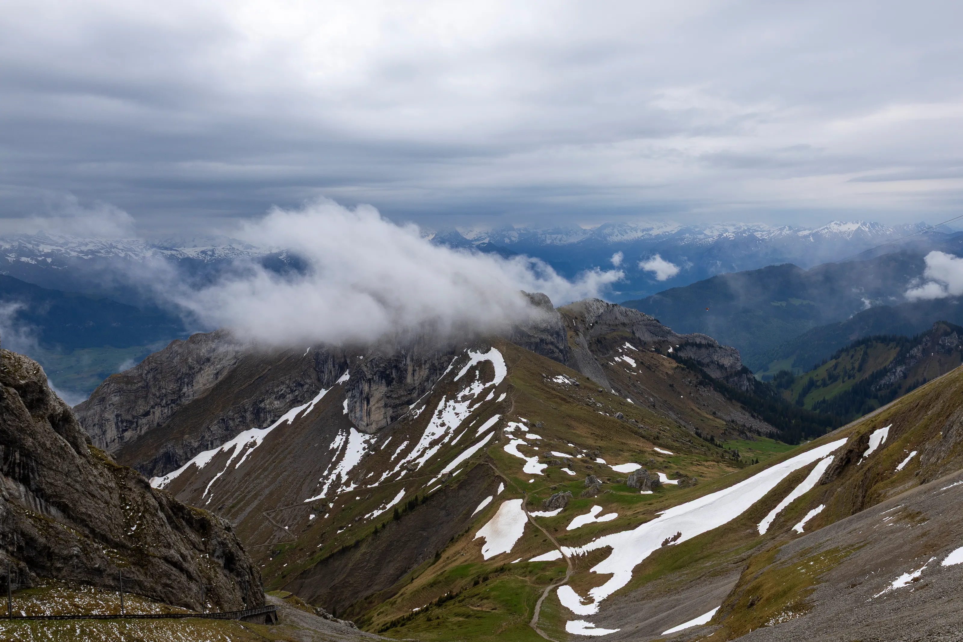 Mountains with Fog