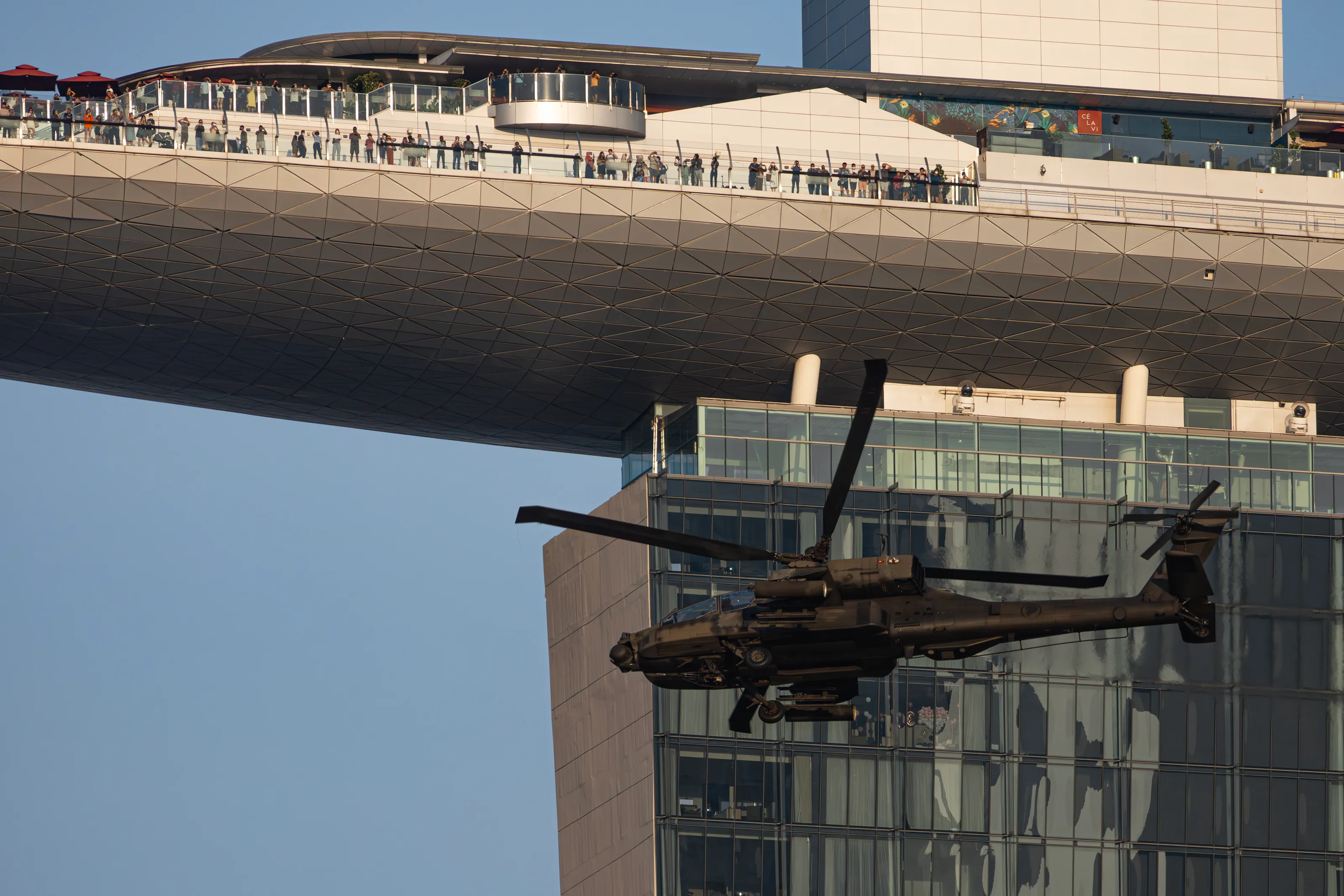 Apache and Marina Bay Sands, Singapore