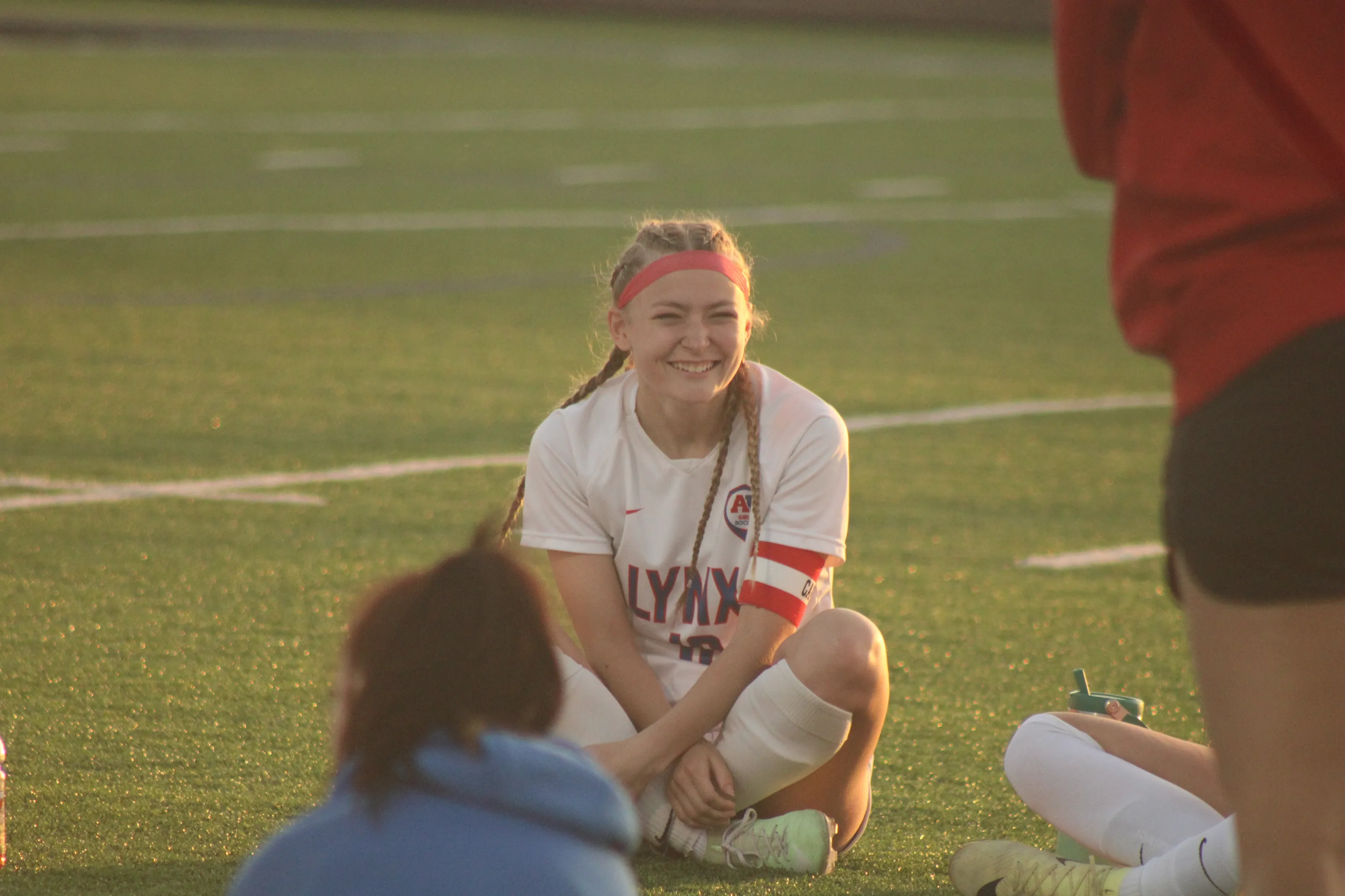 High school soccer player