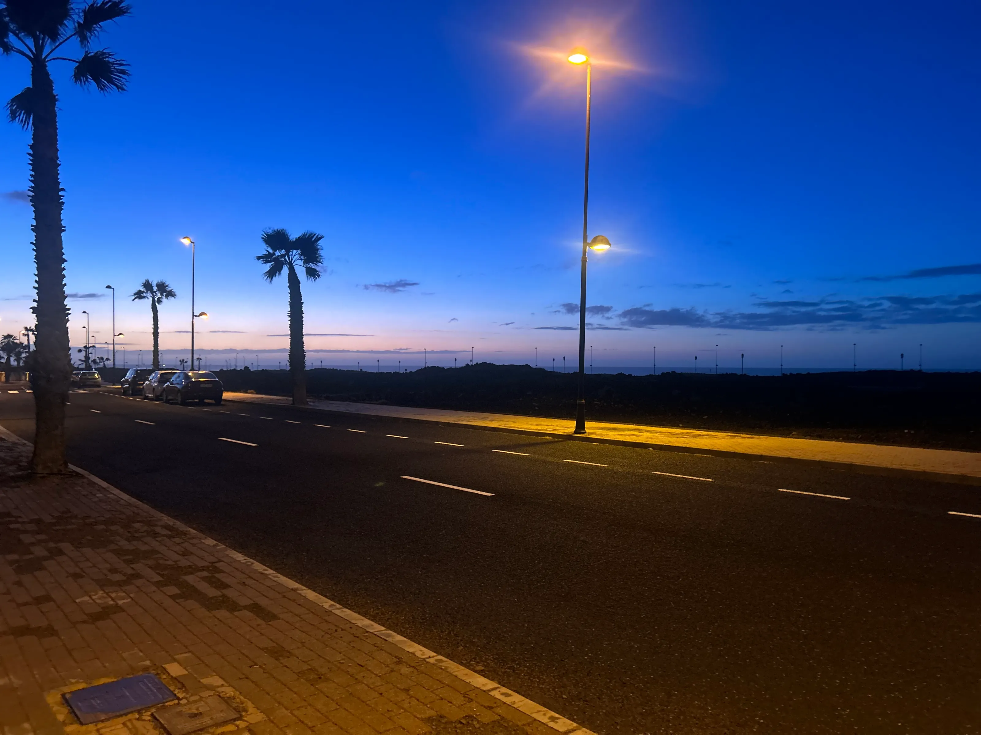 Evening Sky at The Canary Islands