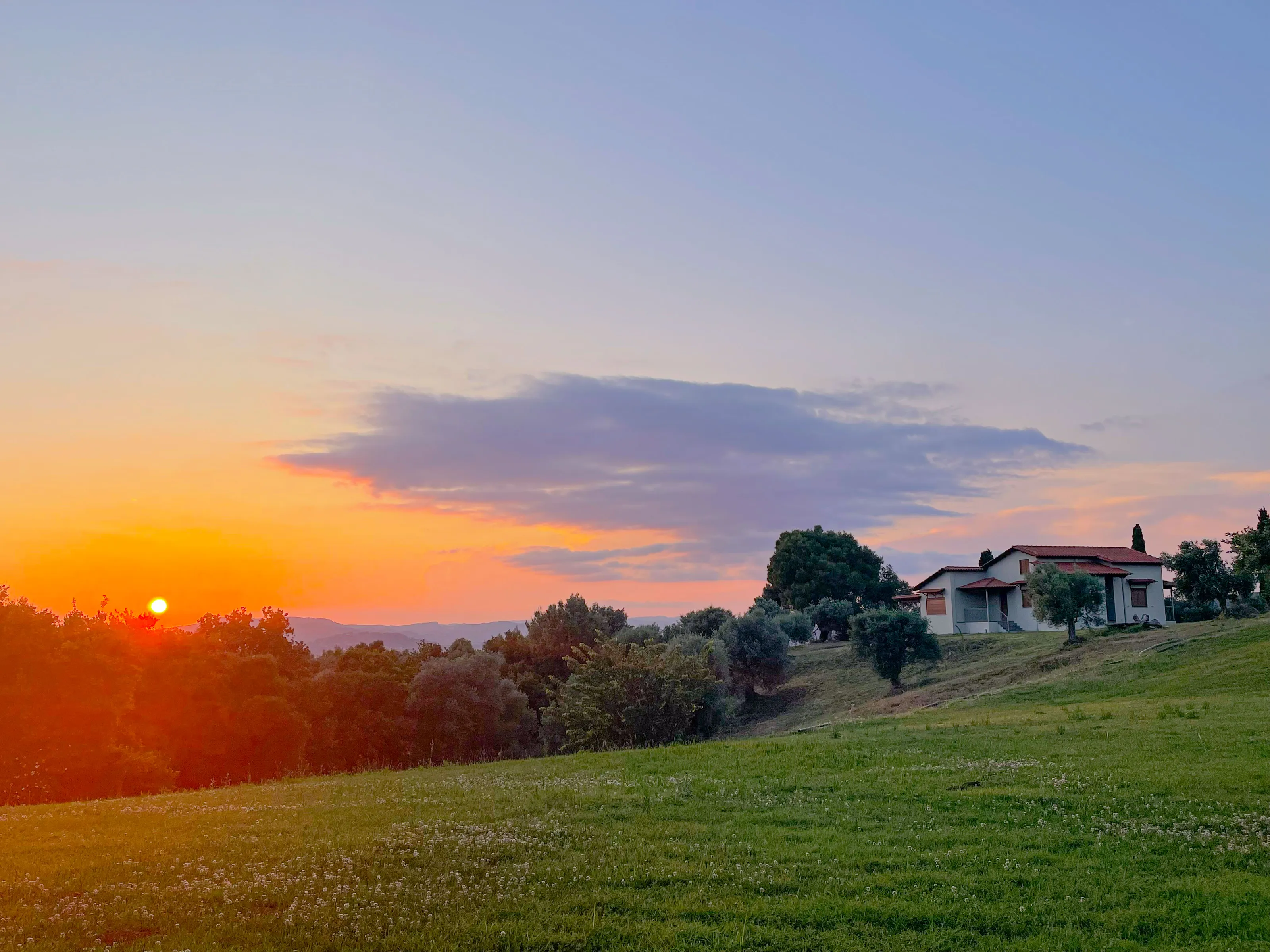Sunset in Greece