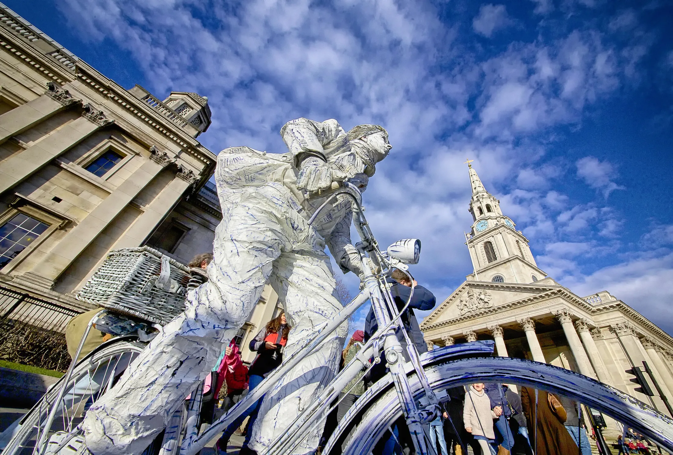 Paper Mâché Cyclist