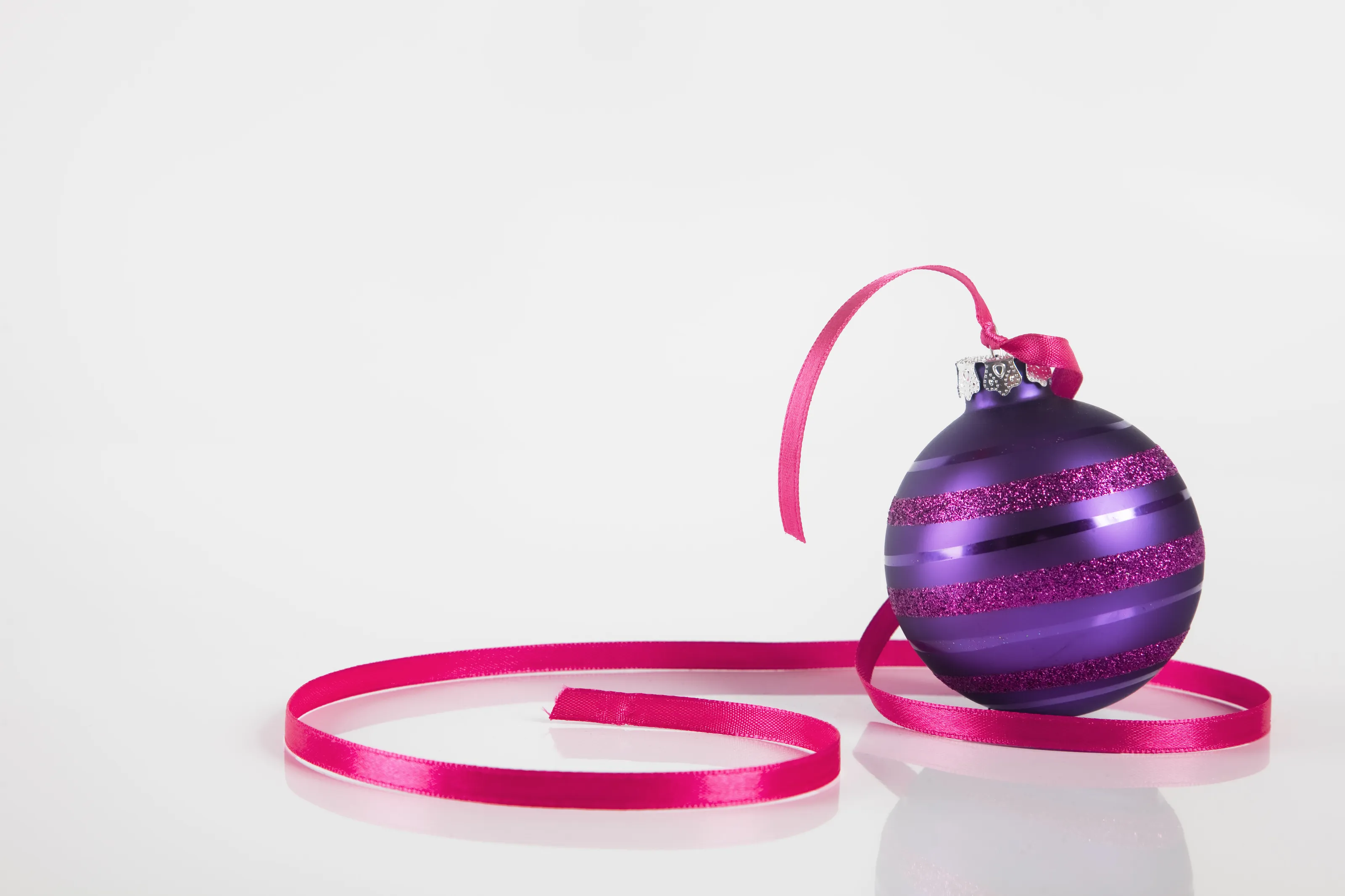 Purple Christmas Ornament