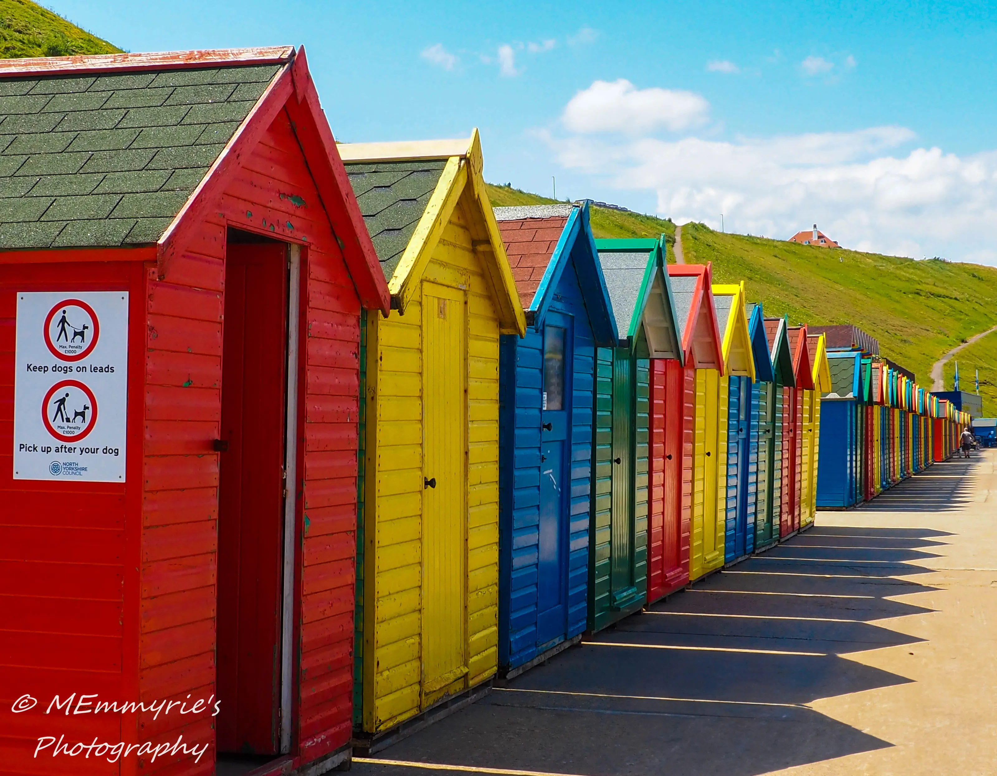 Beach Huts Whitby England