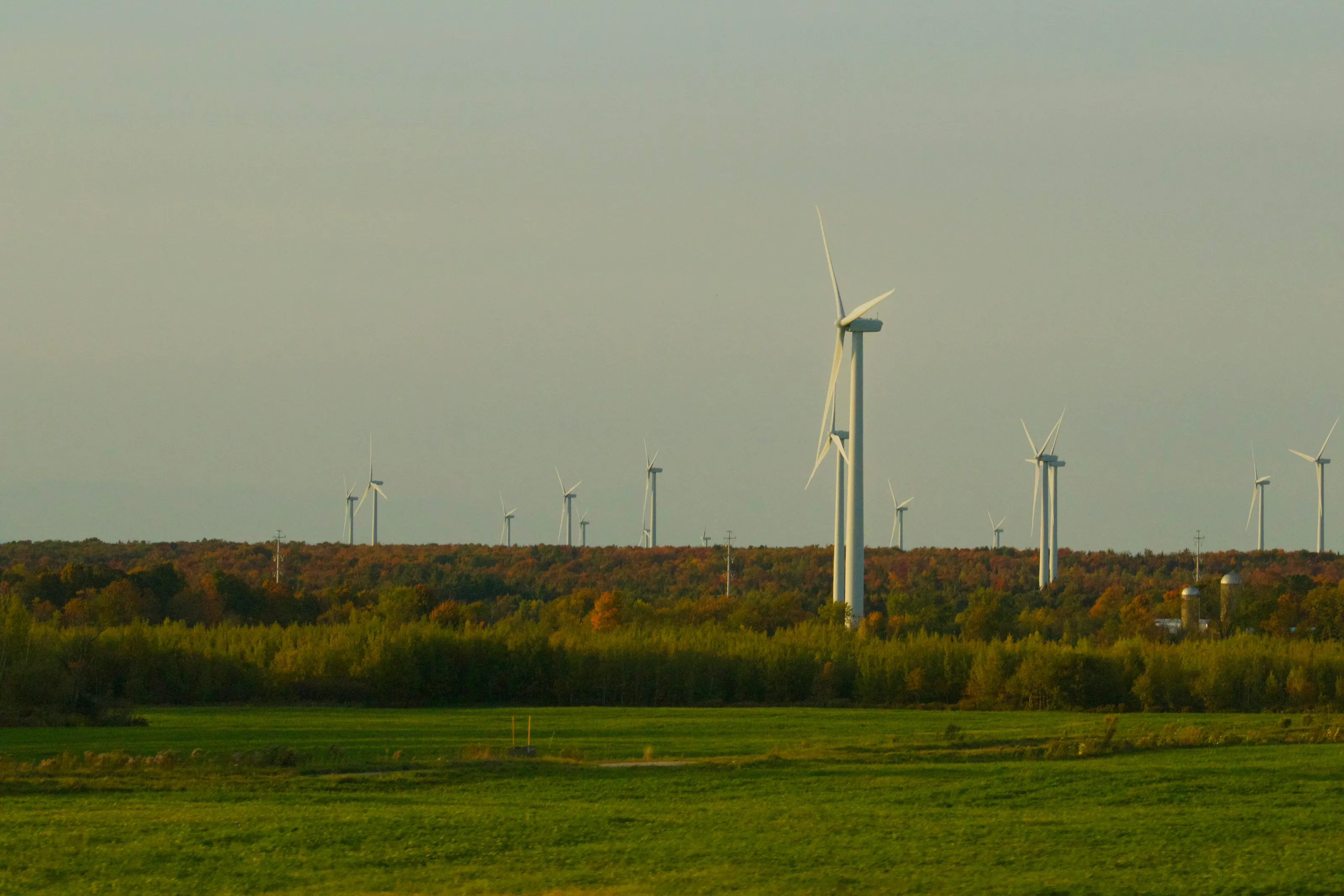 Wind Farm in the Fall