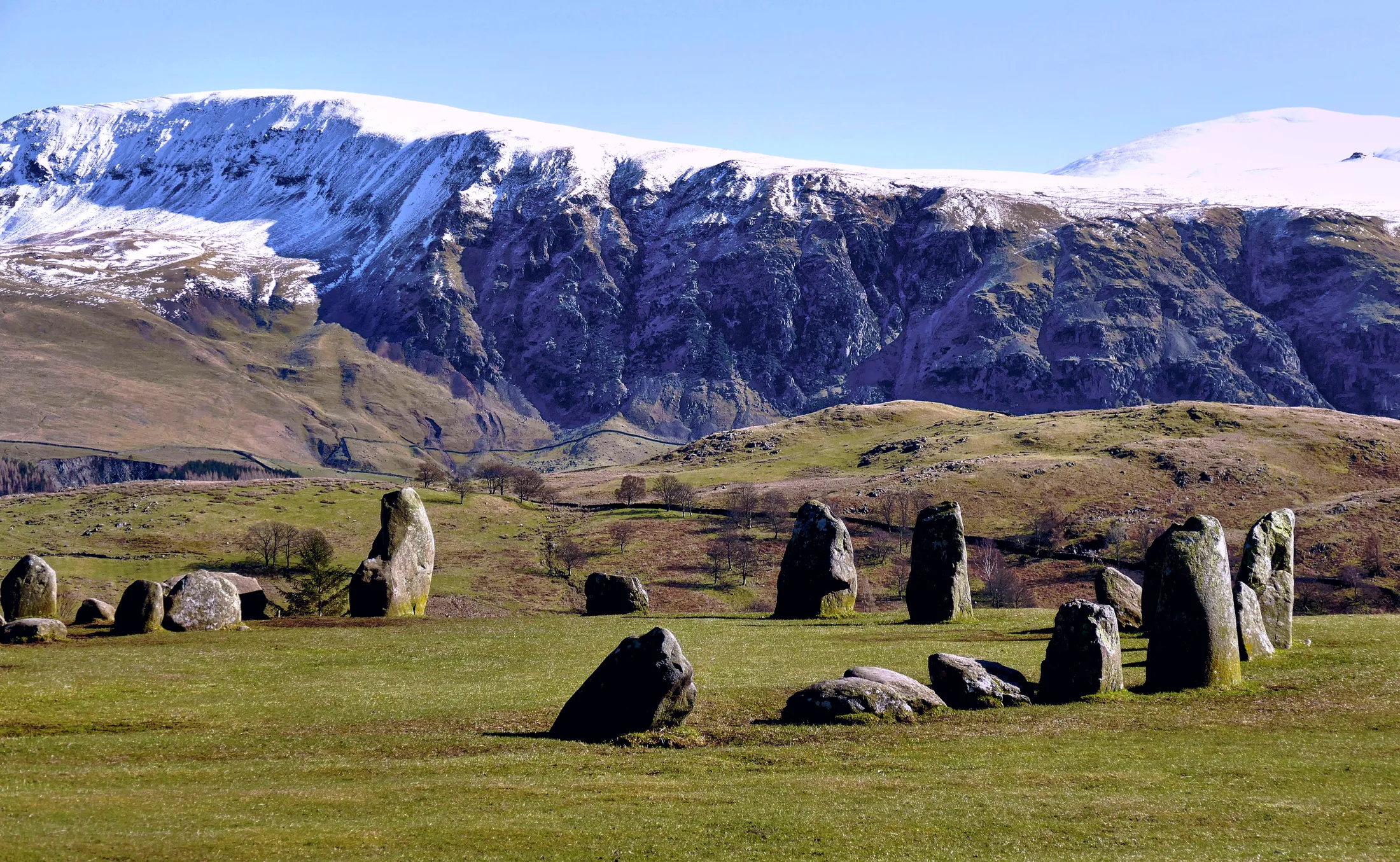 Castlerigg Stone Circle in March