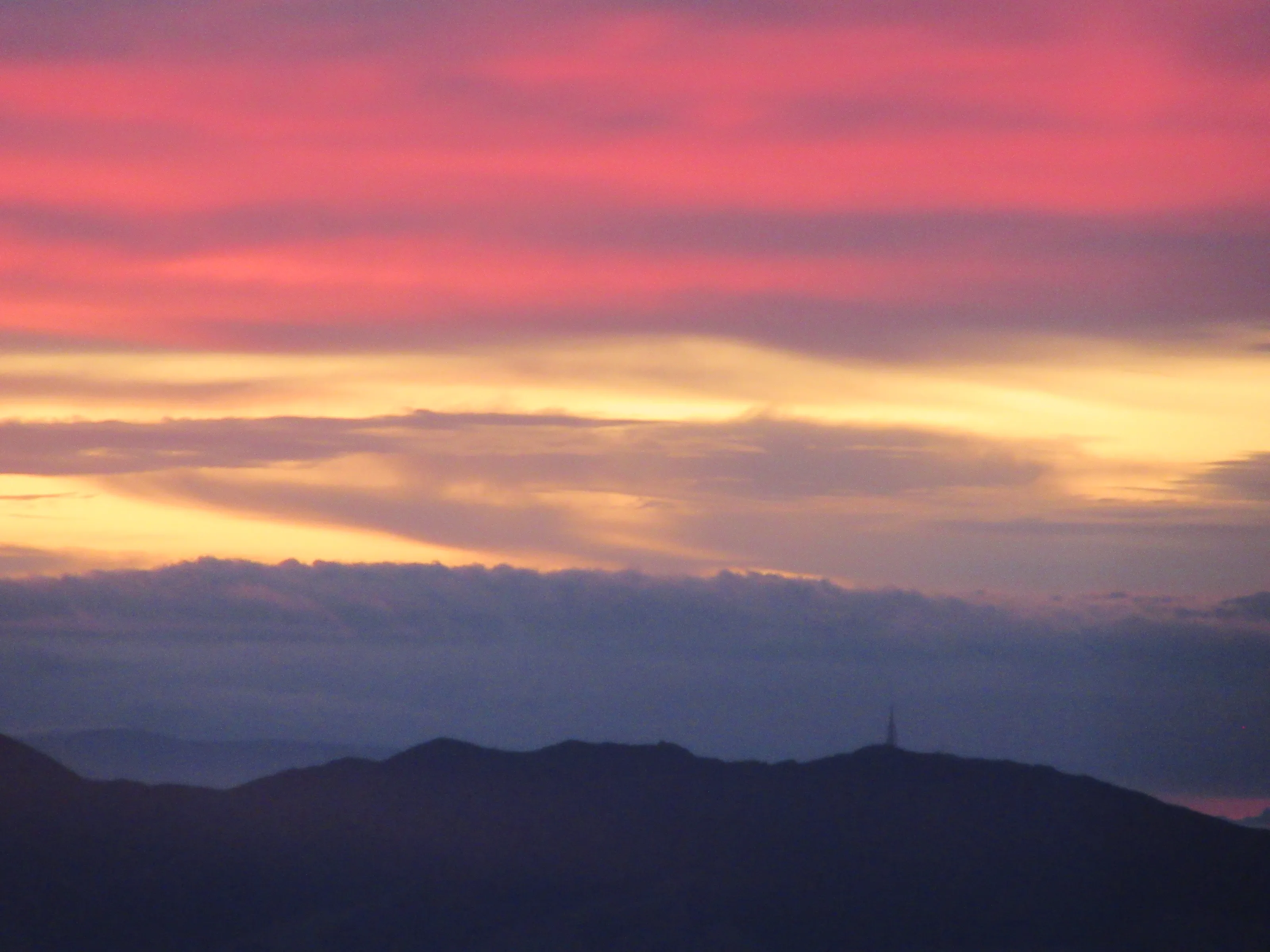Pink sky