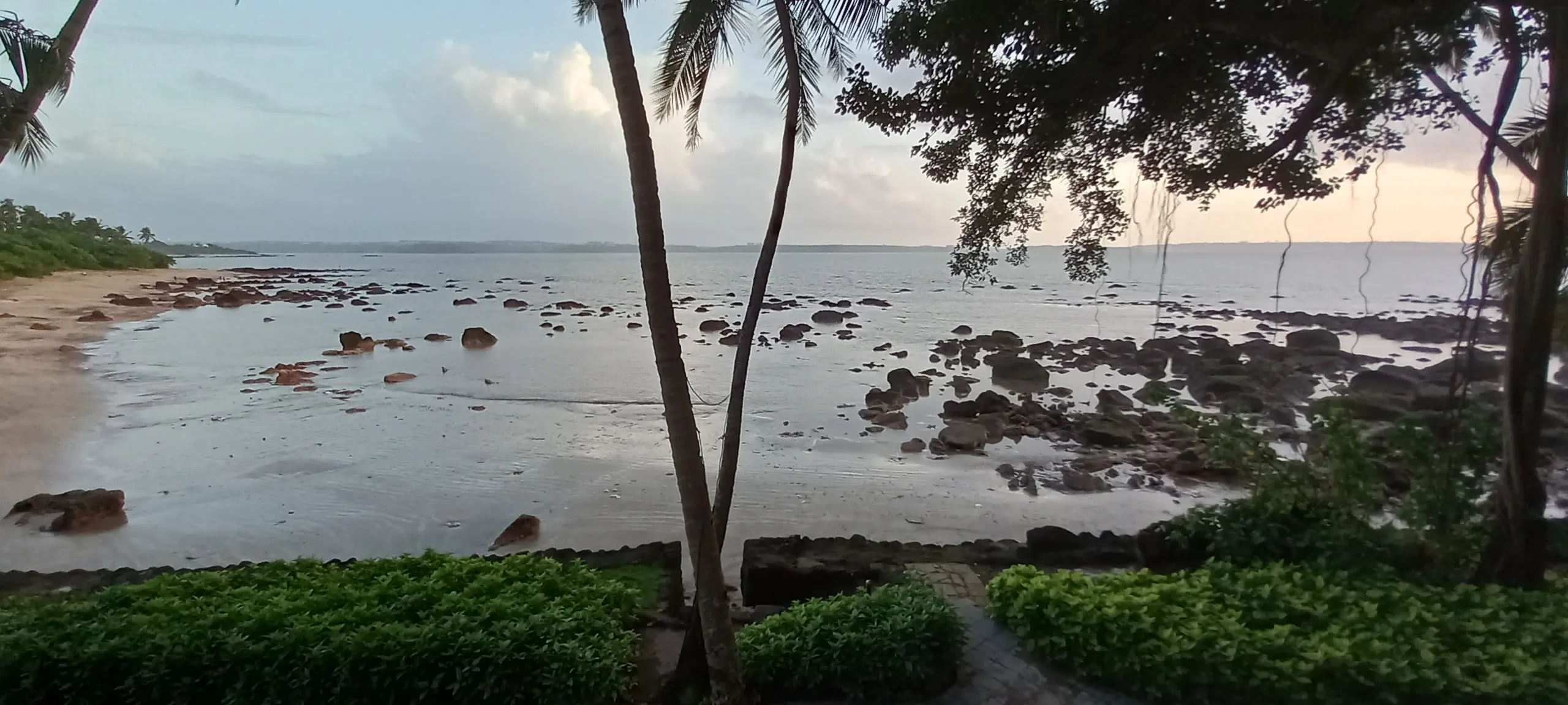 The serenity of beach at Goa