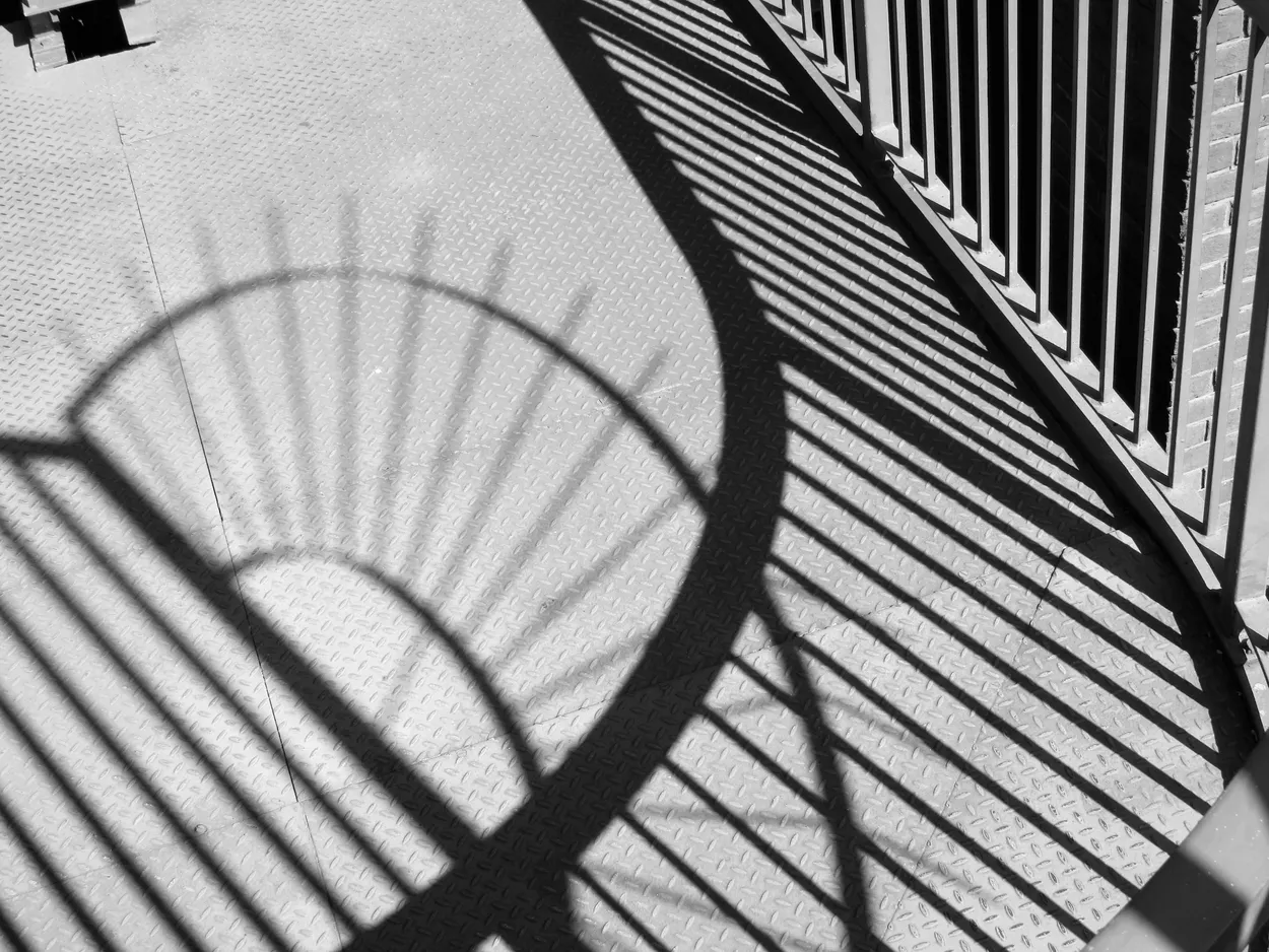 Railing shadows in St Paul’s
