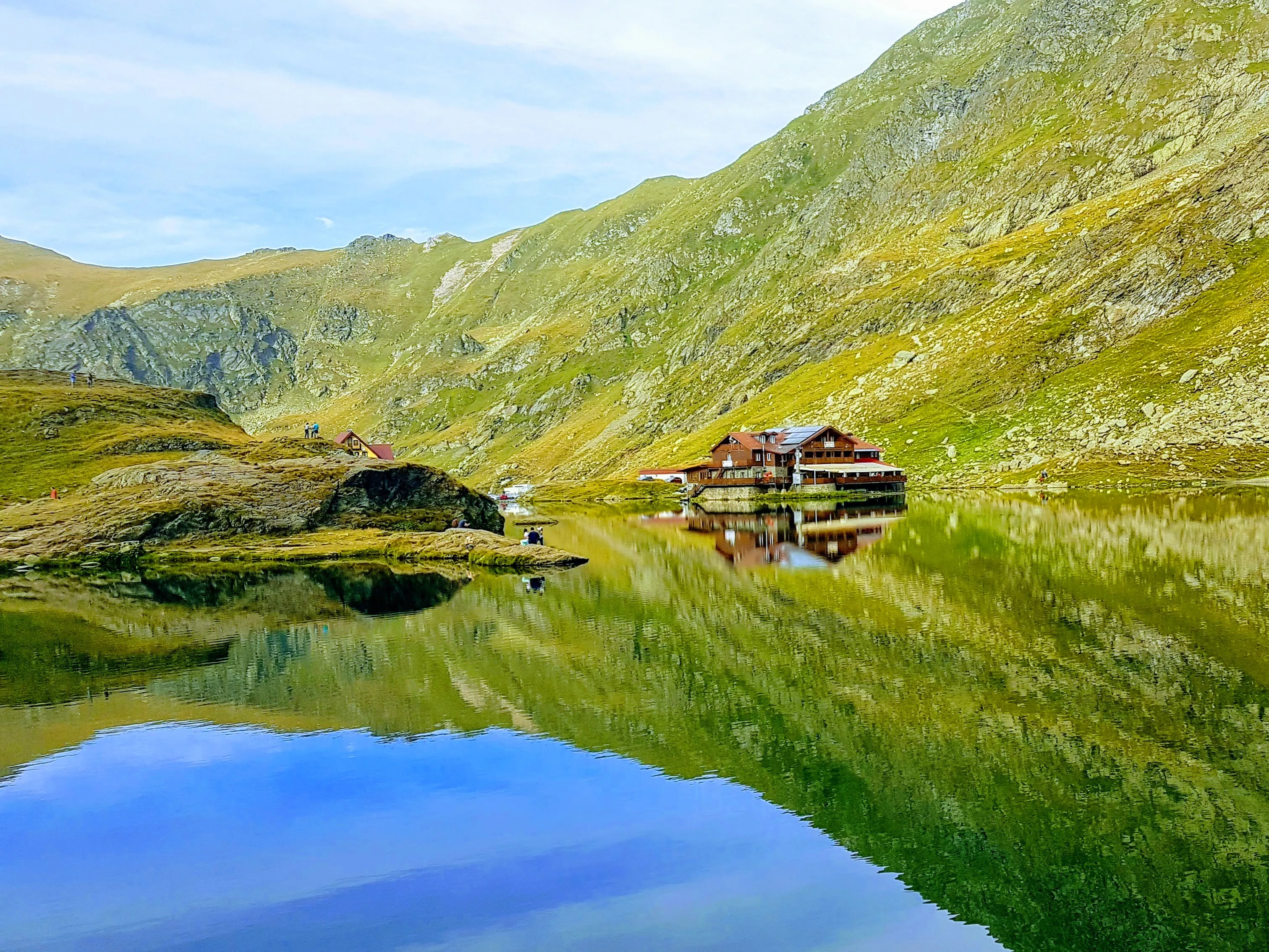 Landscape Balea lake