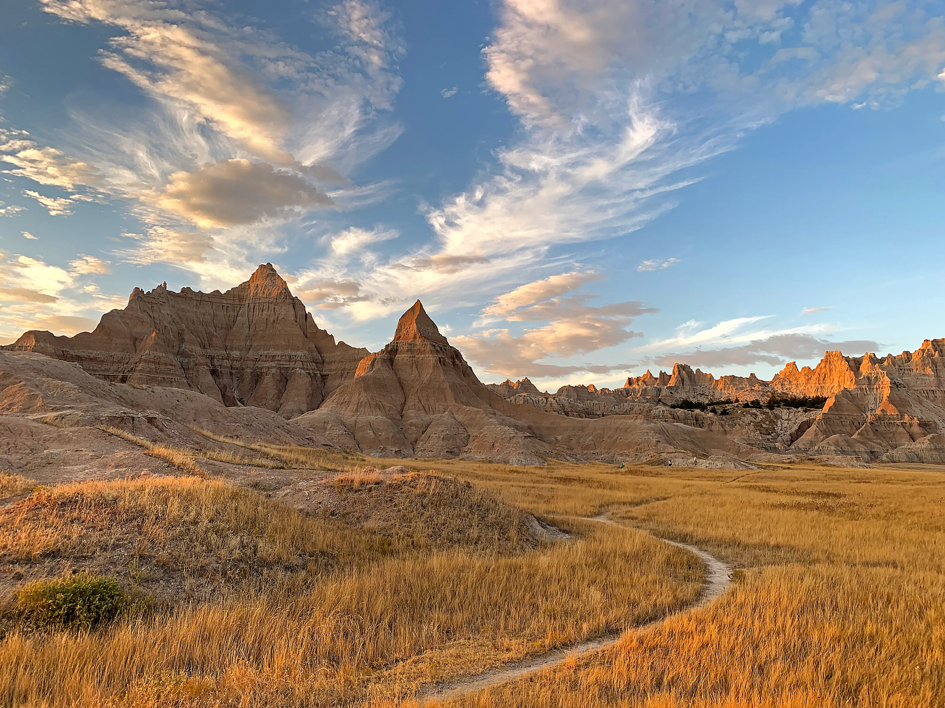 Badlands sunset