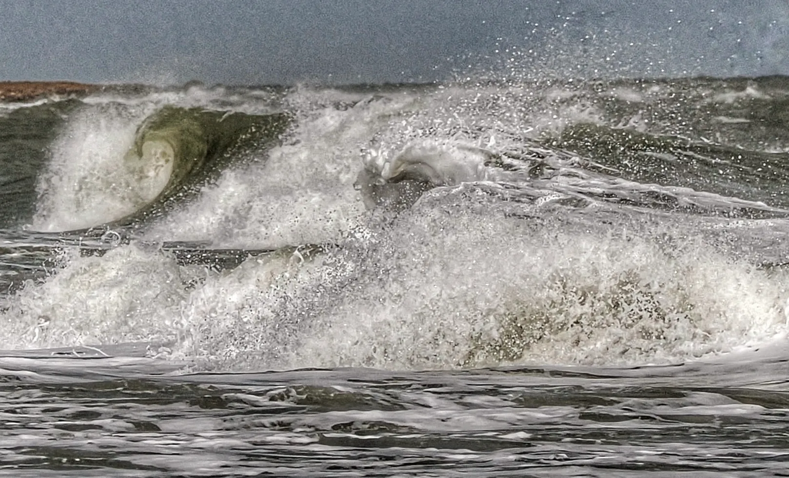 Storm waves.