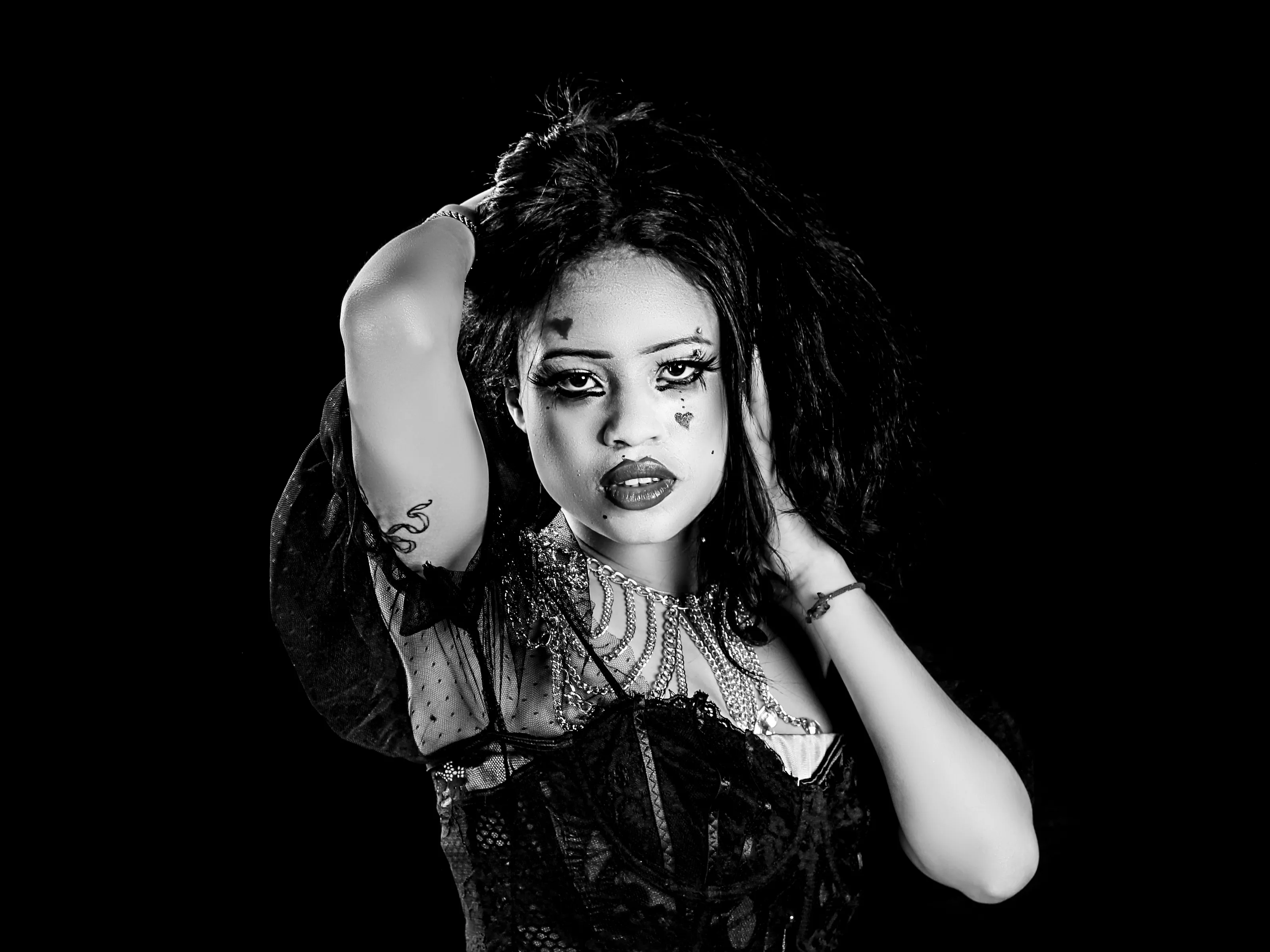 Portraits of People in Black and White