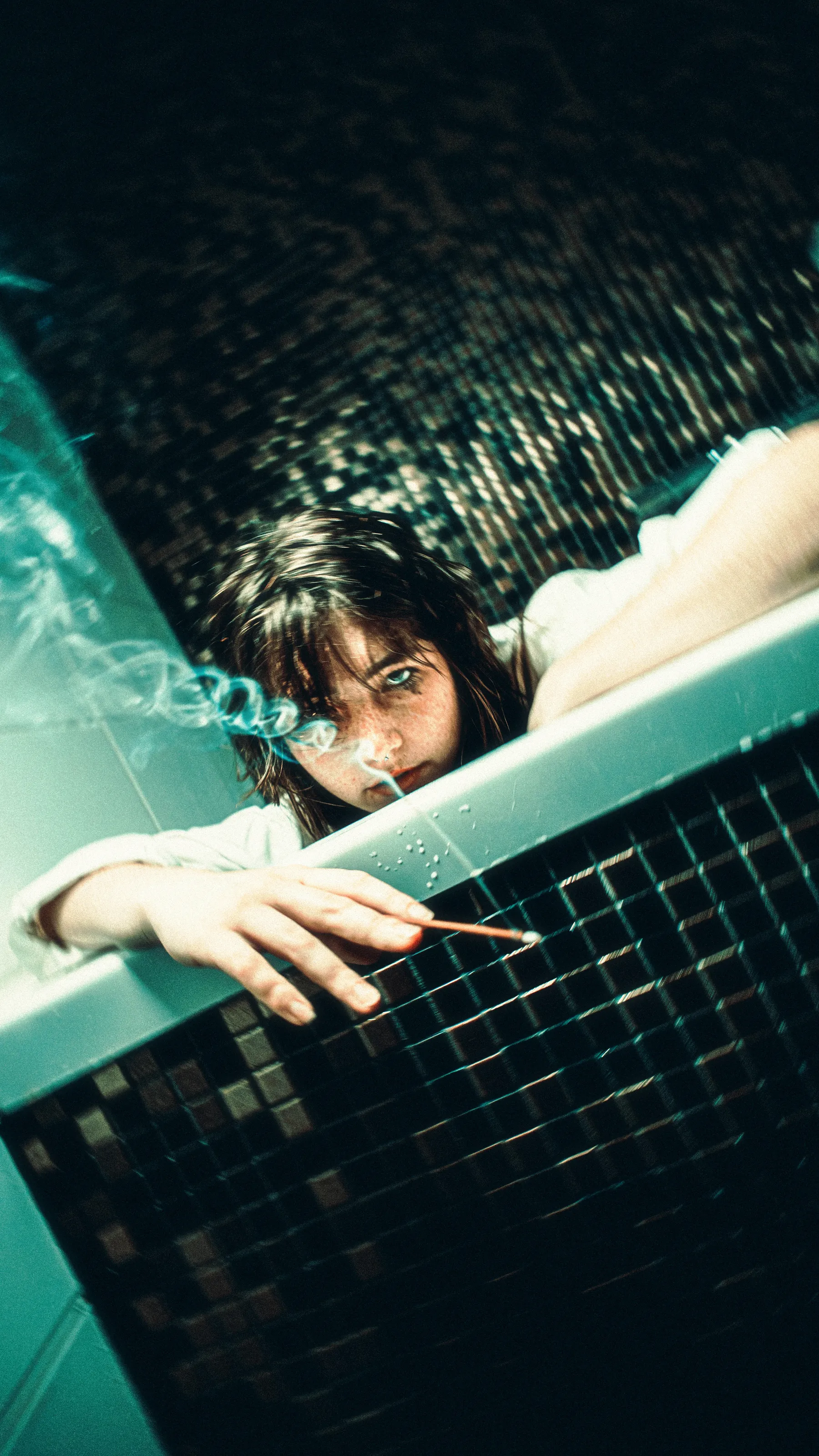 bathroom photoshoot