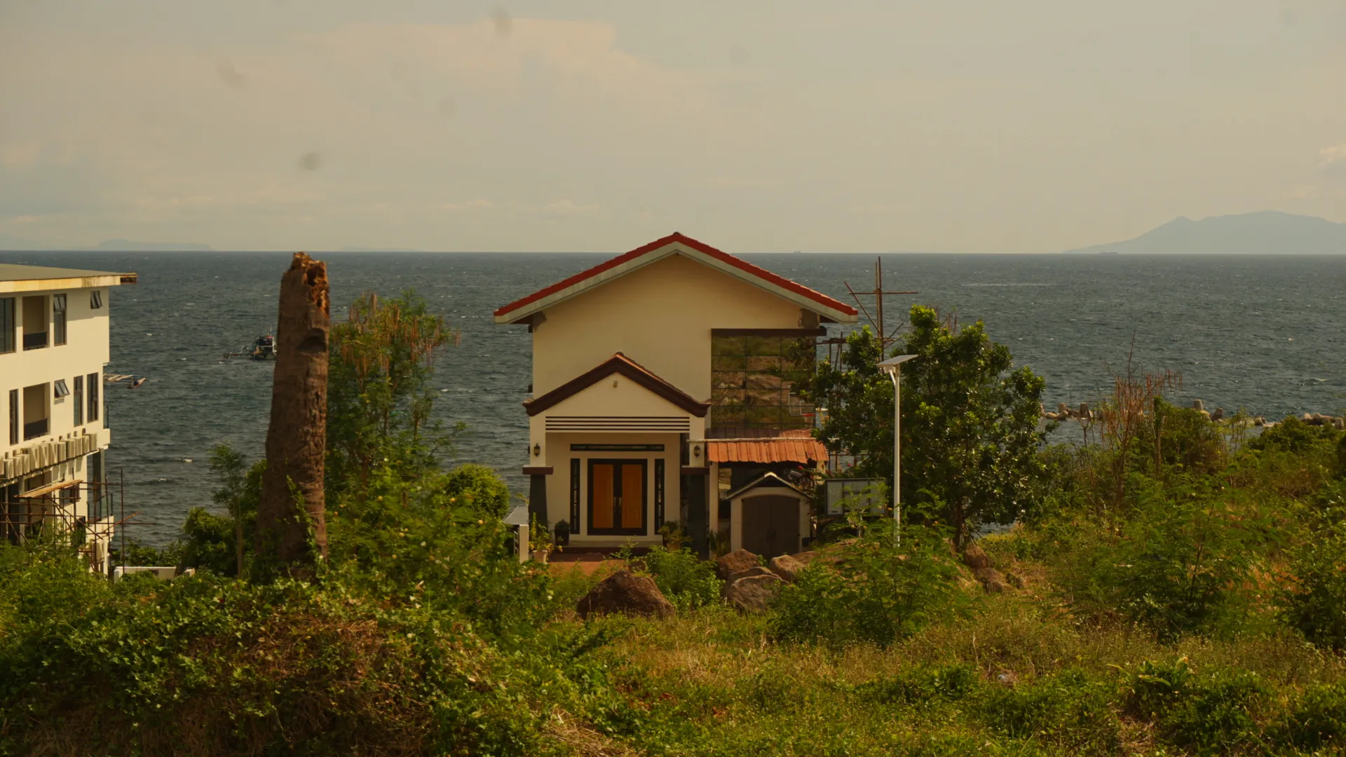 House by the ocean