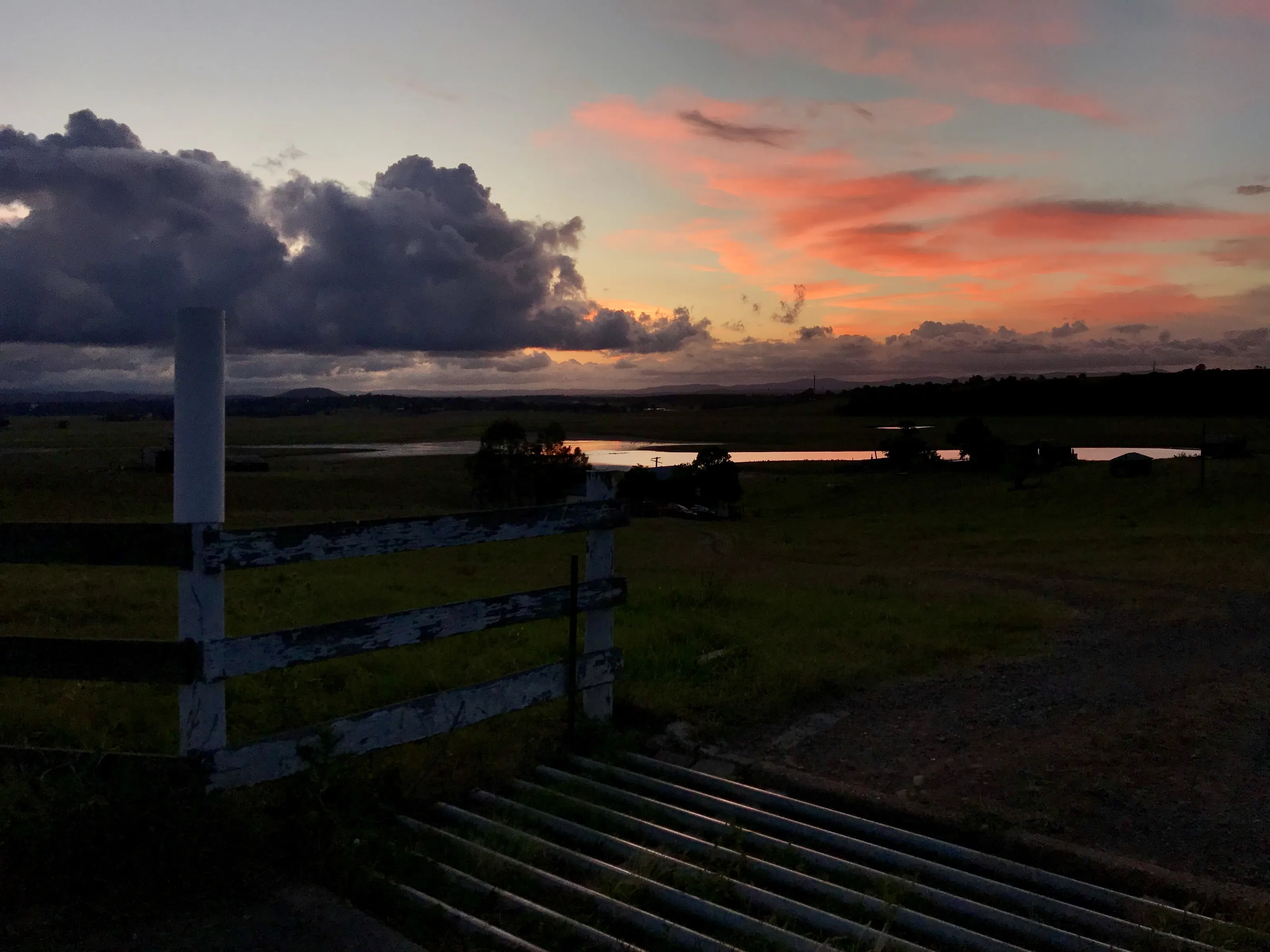 Valley sunset