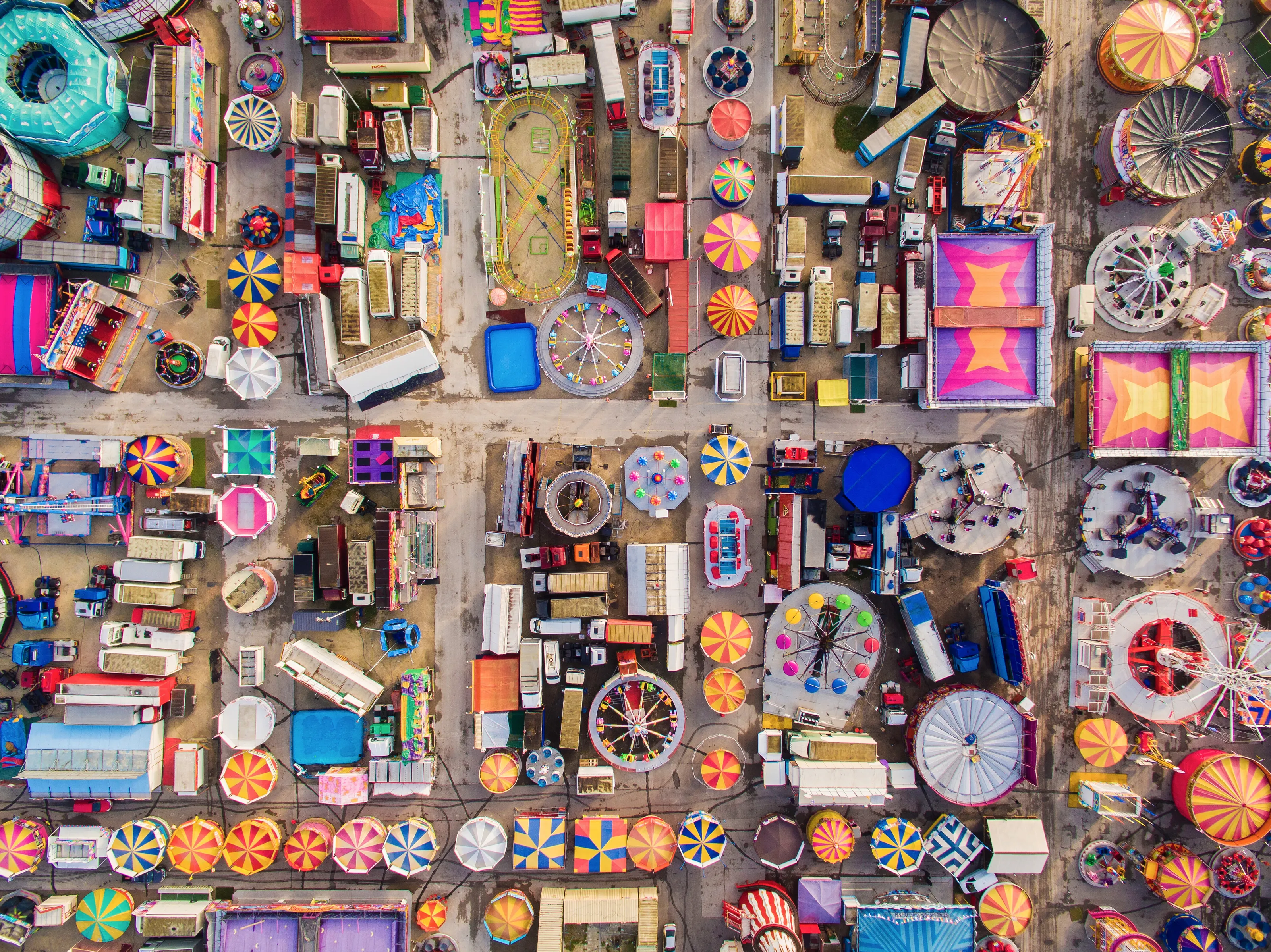 Hull Fair From Above