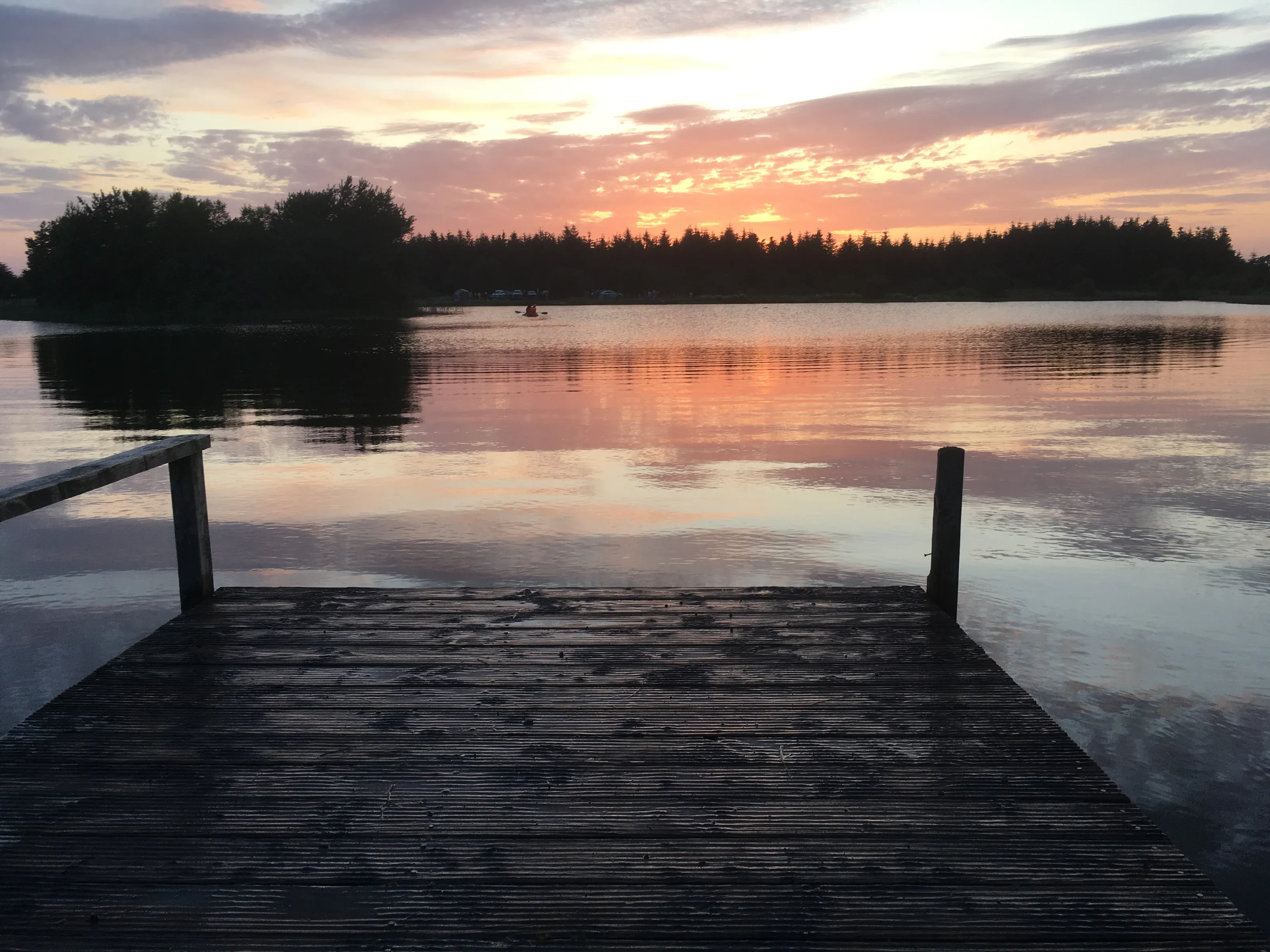 Sunset on the lake