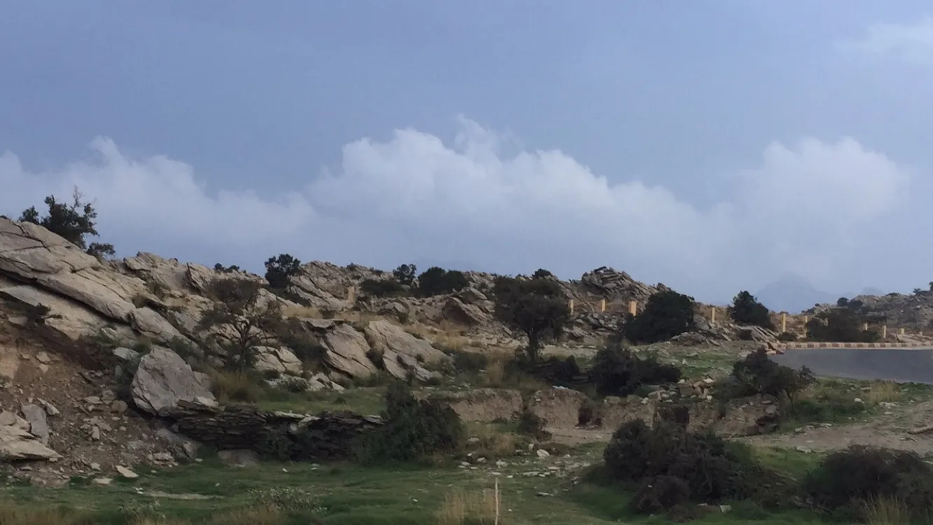منظر من مدينة تنومة في السعوديه
