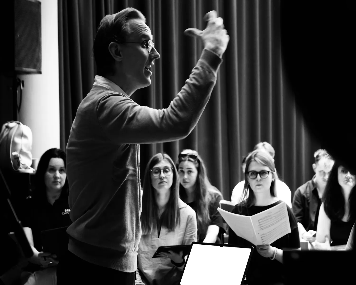 Conductor of the ISM Bel Canto Choir Vilnius