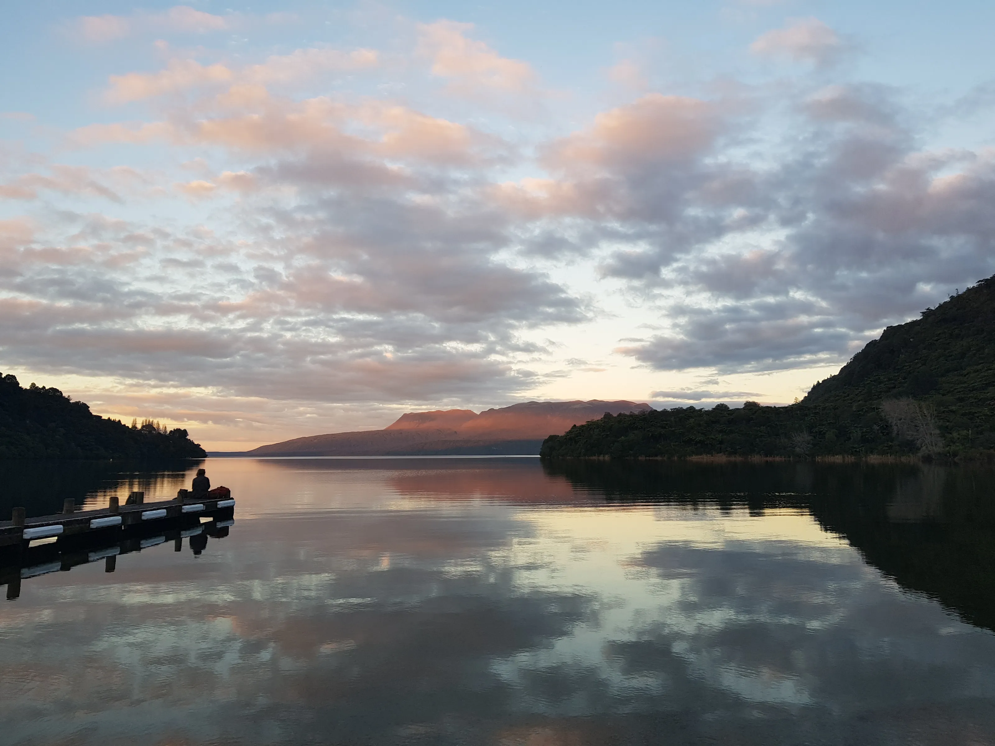 An Evening at Lake Tarawera, NZ.