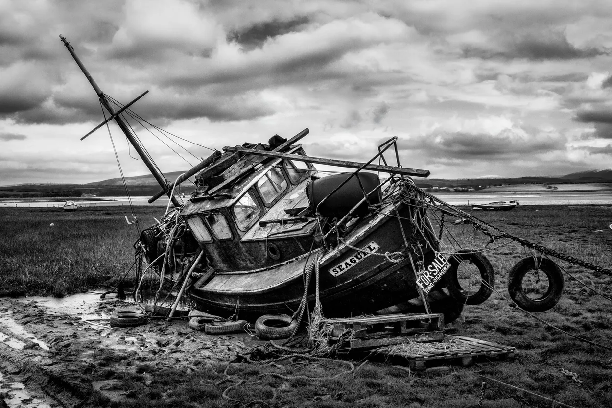 Stranded Boats in Black and White - transport photo contest ...