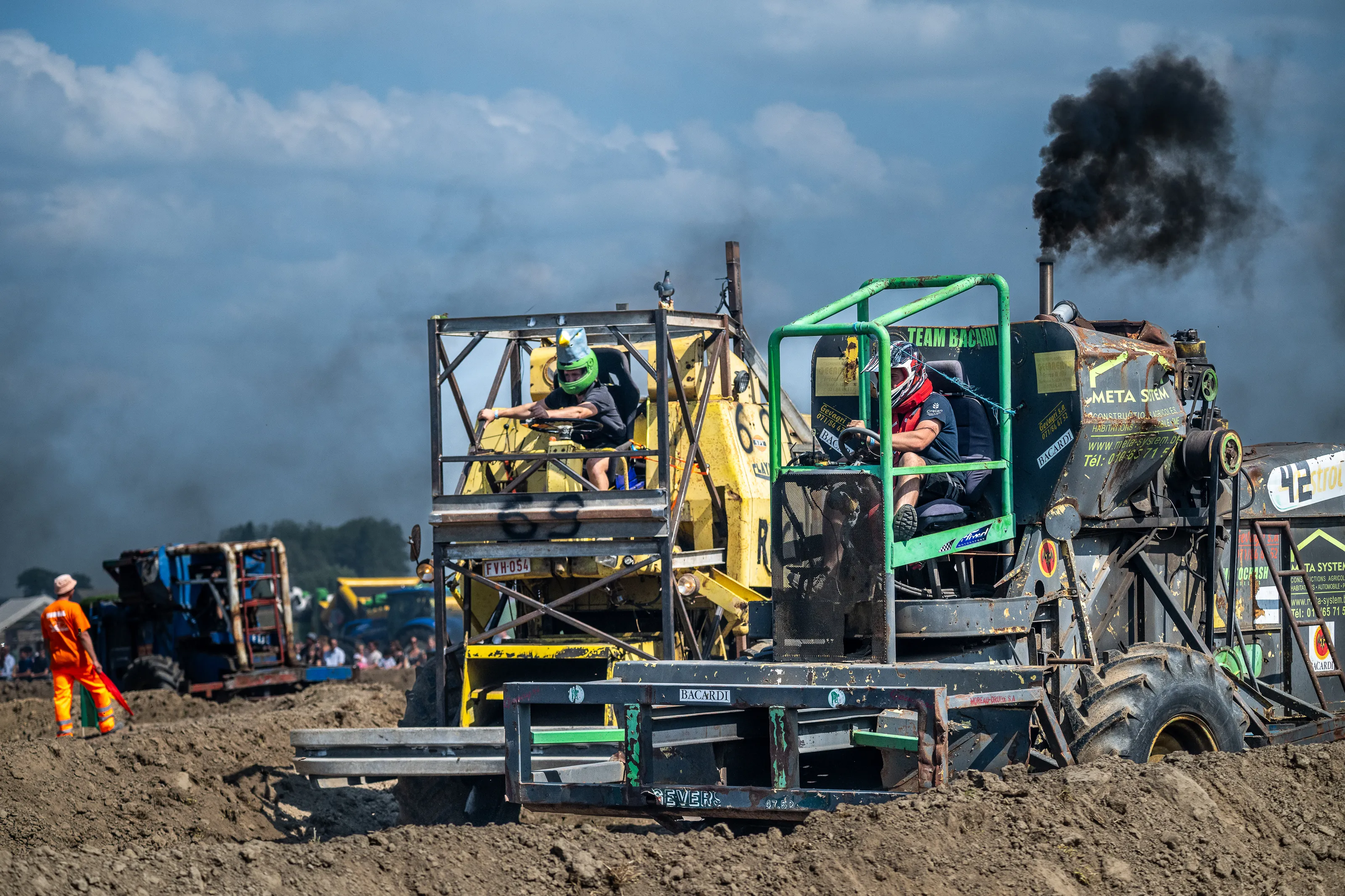 Racing with Heavy Vehicles