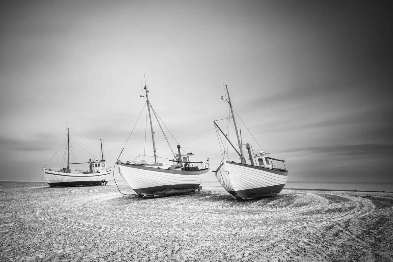 Stranded Boats in Black and White - transport photo contest ...