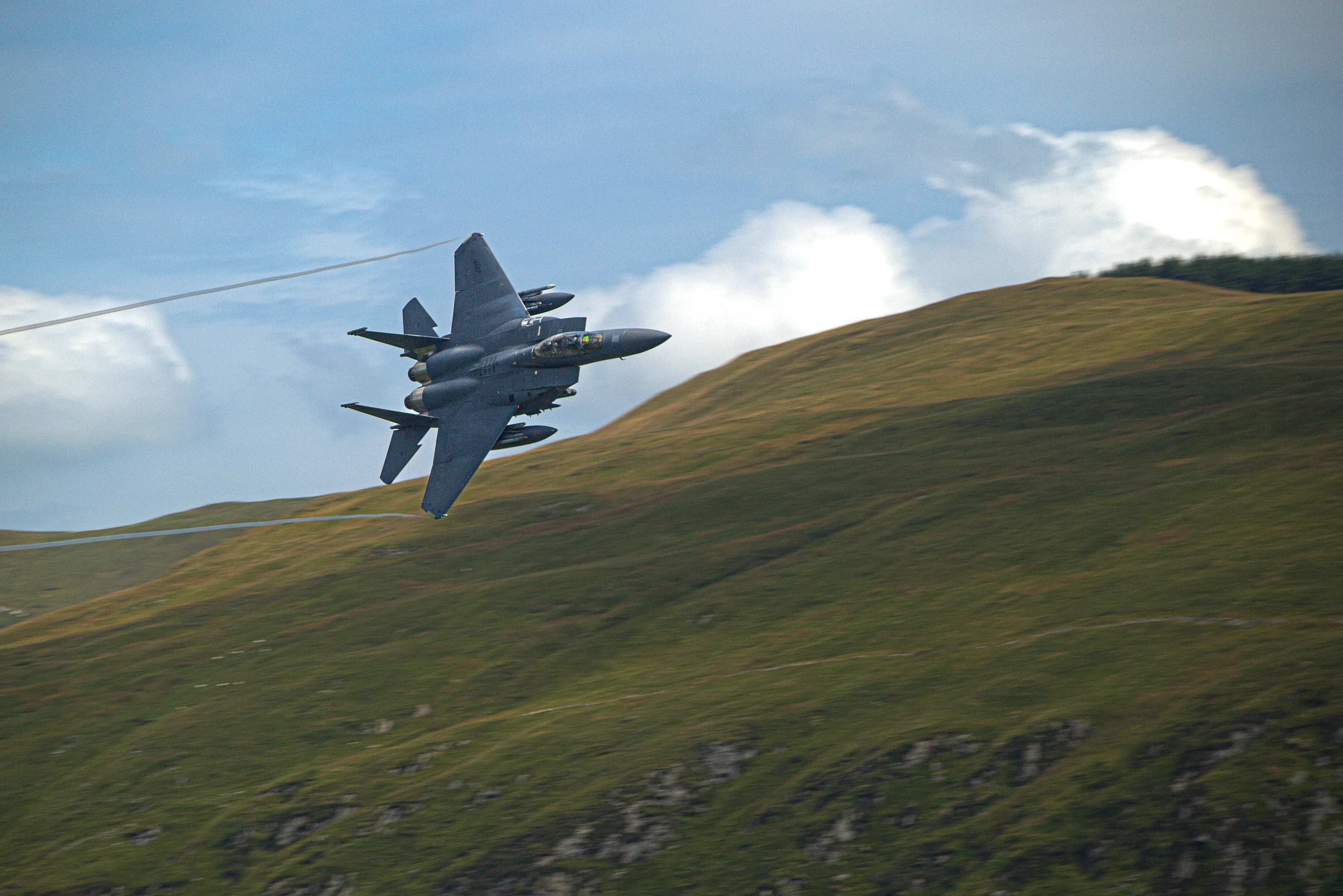F15 in the Mach loop Wales