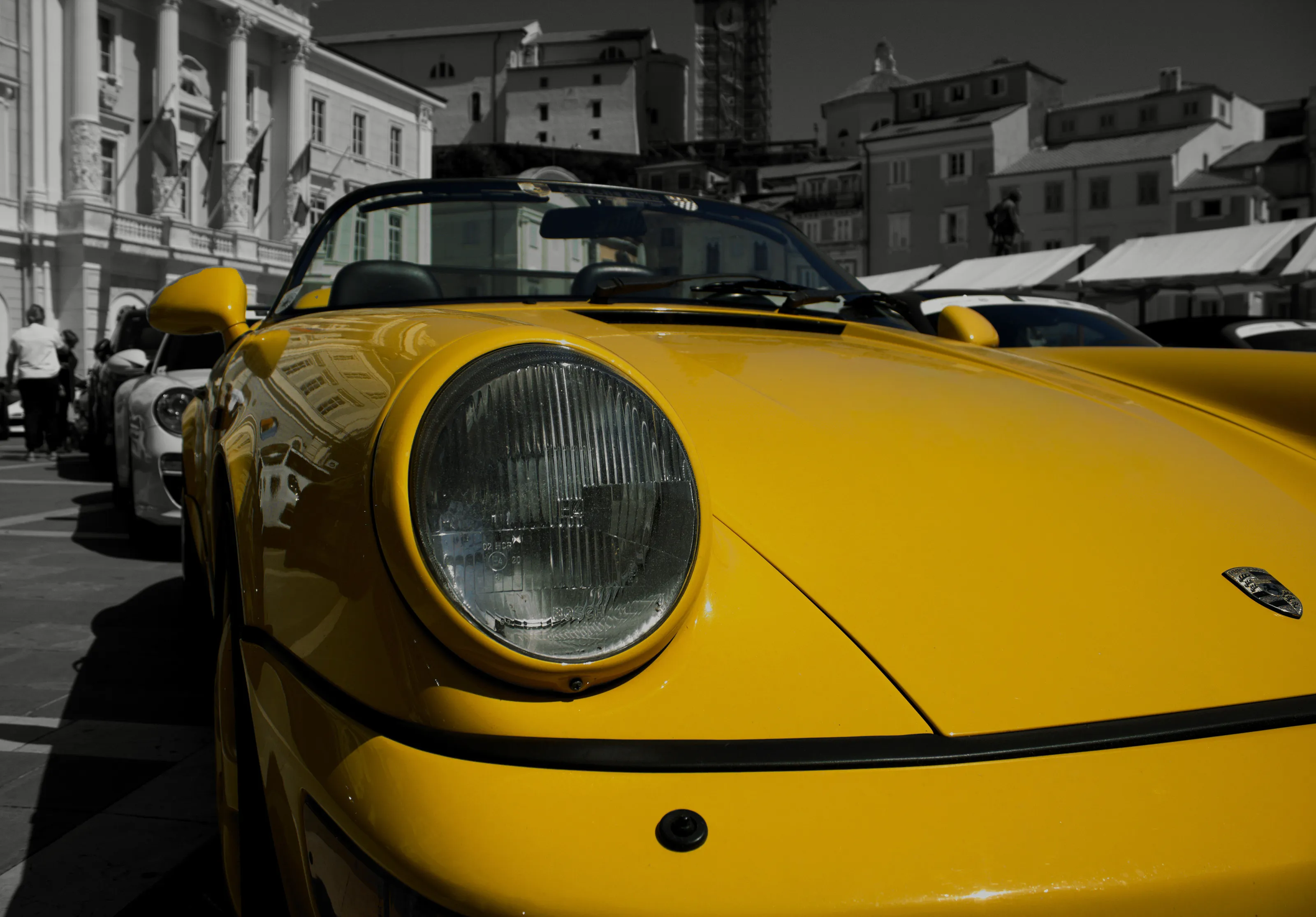 Yellow car