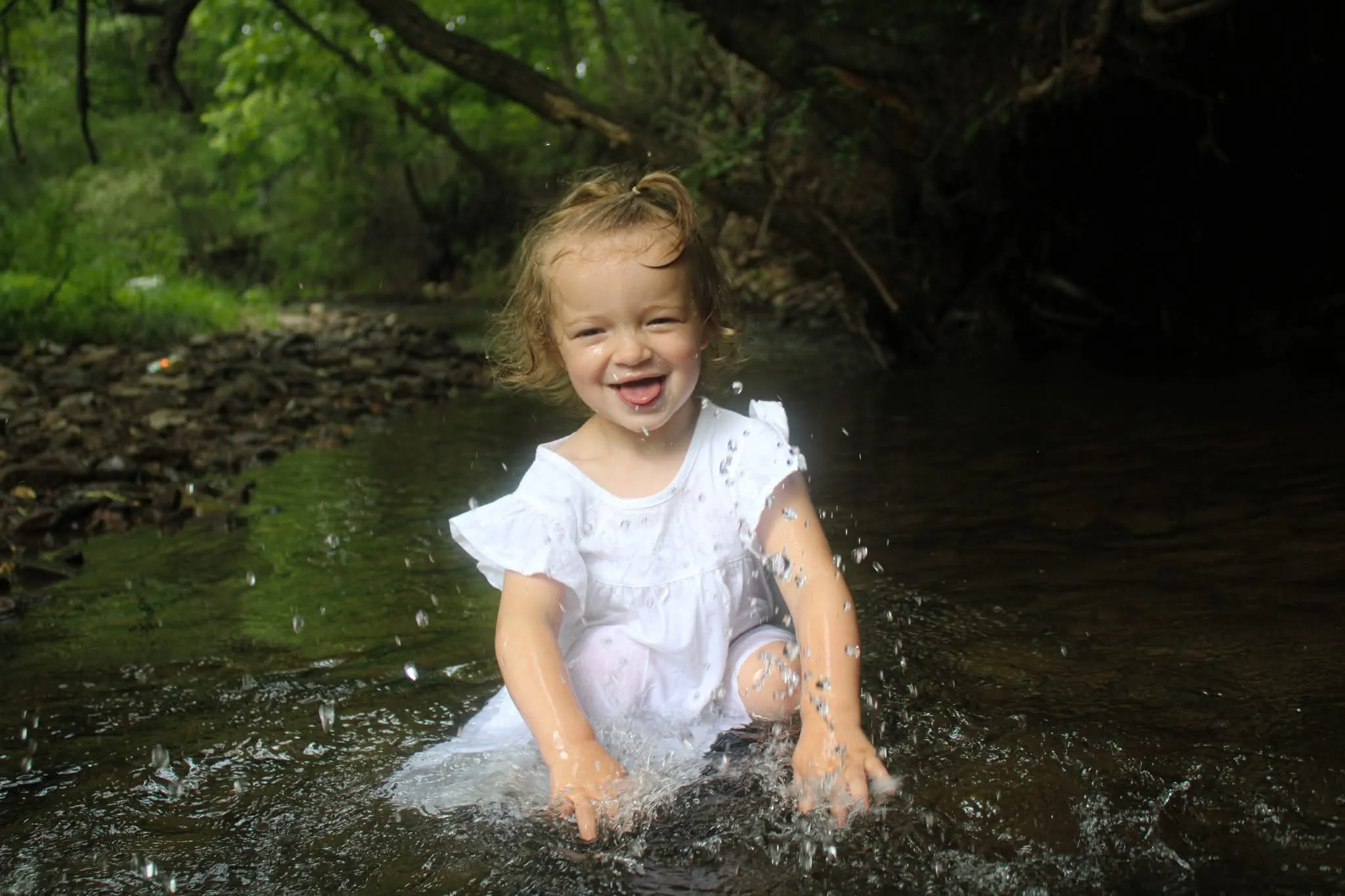 Annie at the Creek