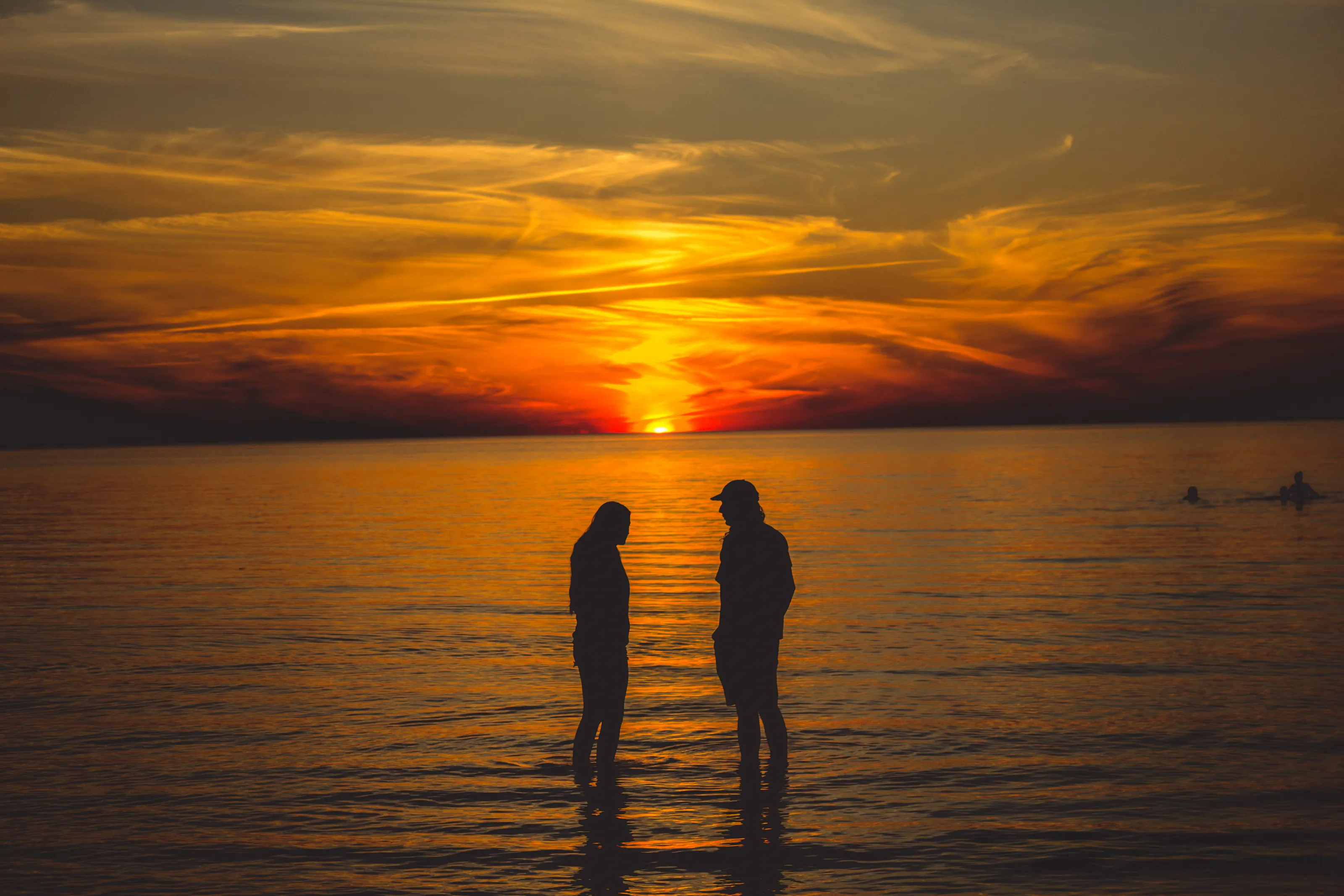 Couple in the sunset