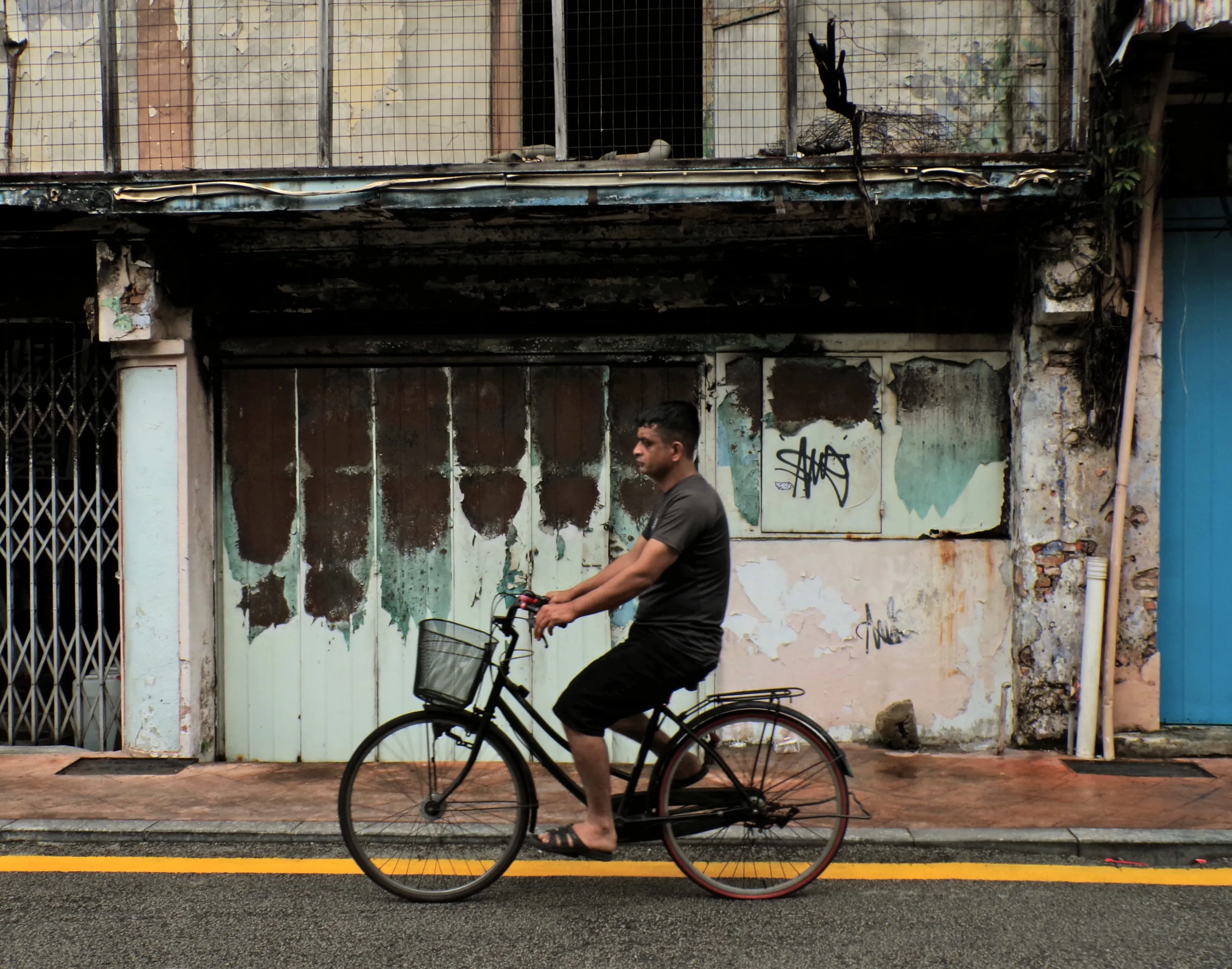 Boy on a bicycle