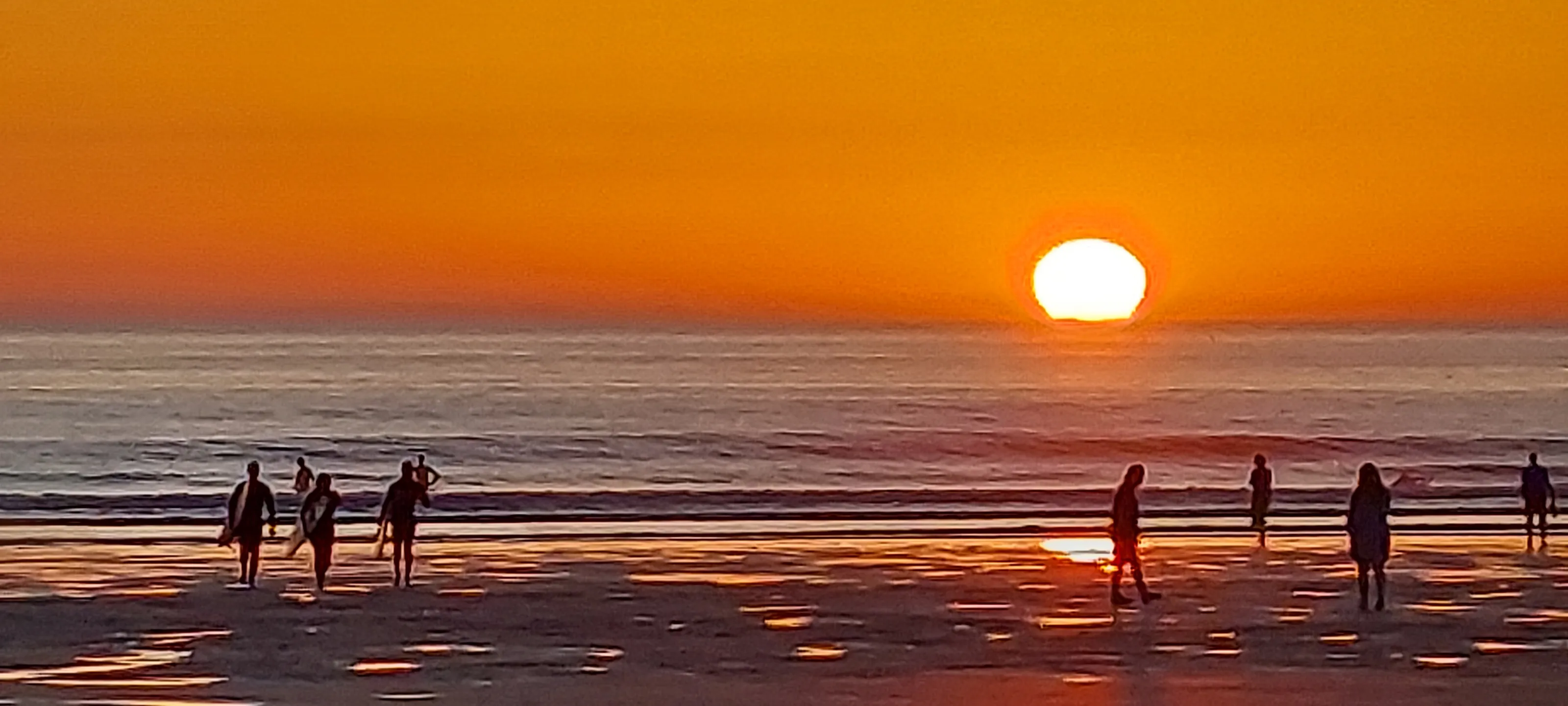 Cornish Beach Sunset