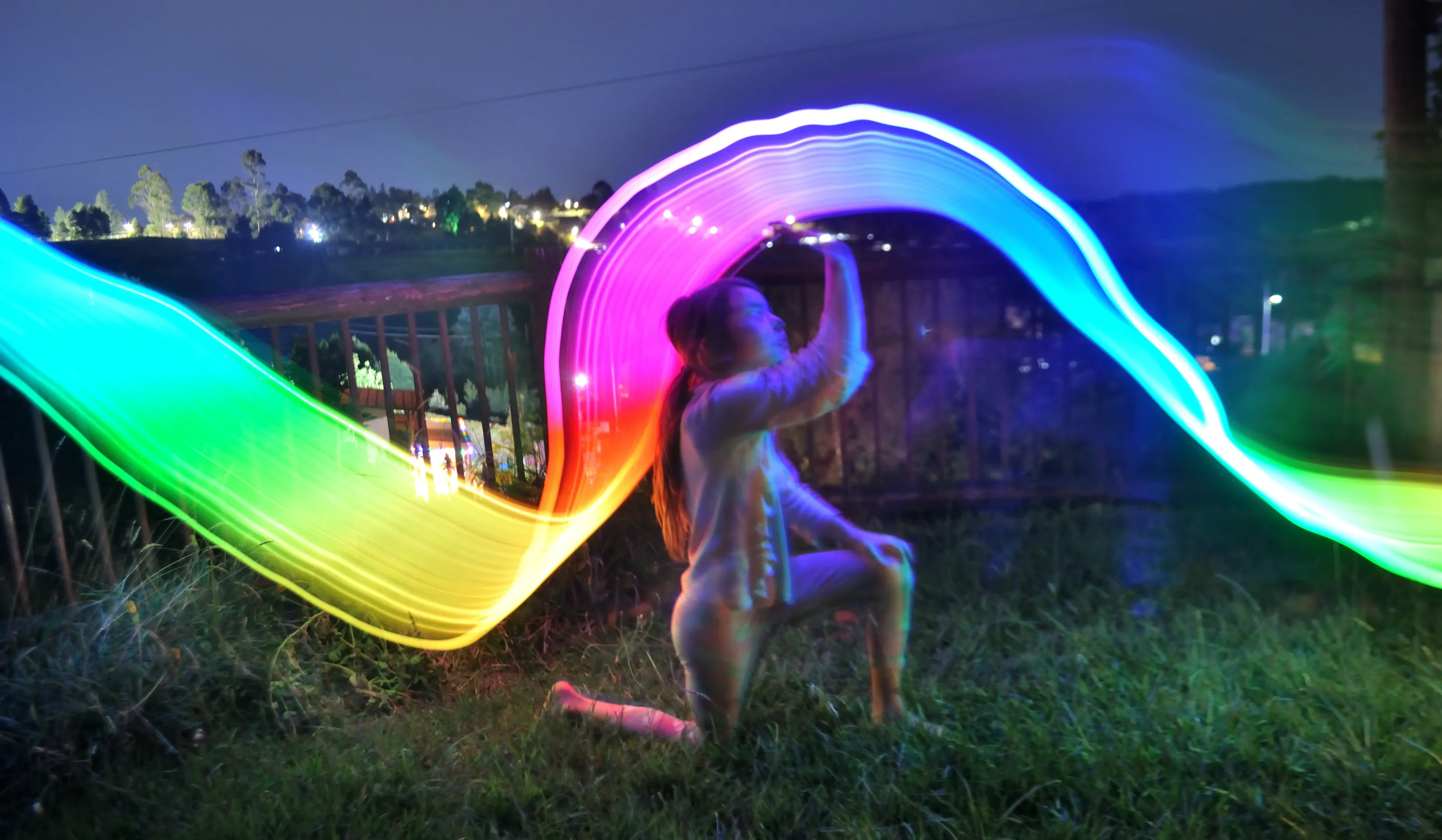 Light Painting (no traffic trails or star trails)