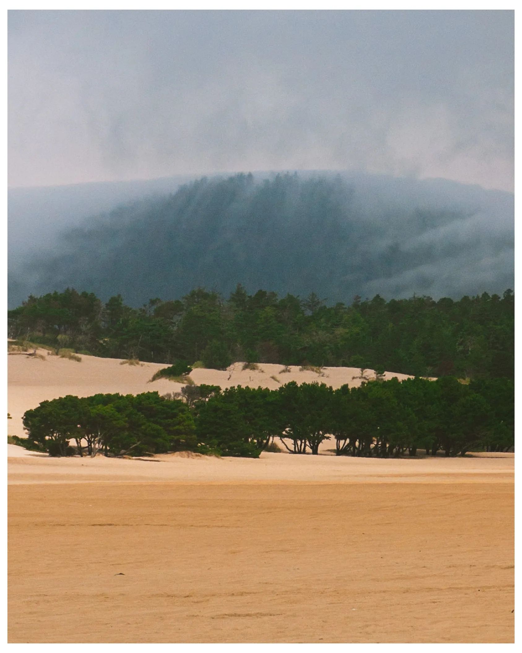 Waterfall of fog