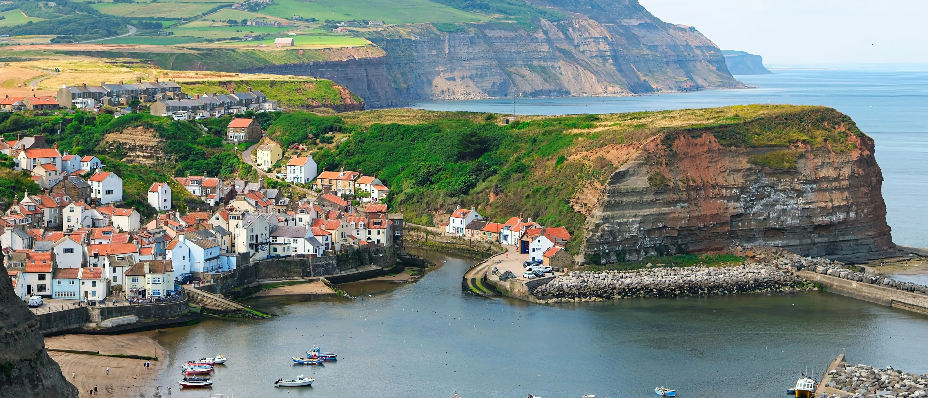 Staithes Harbour, North Yorkshire