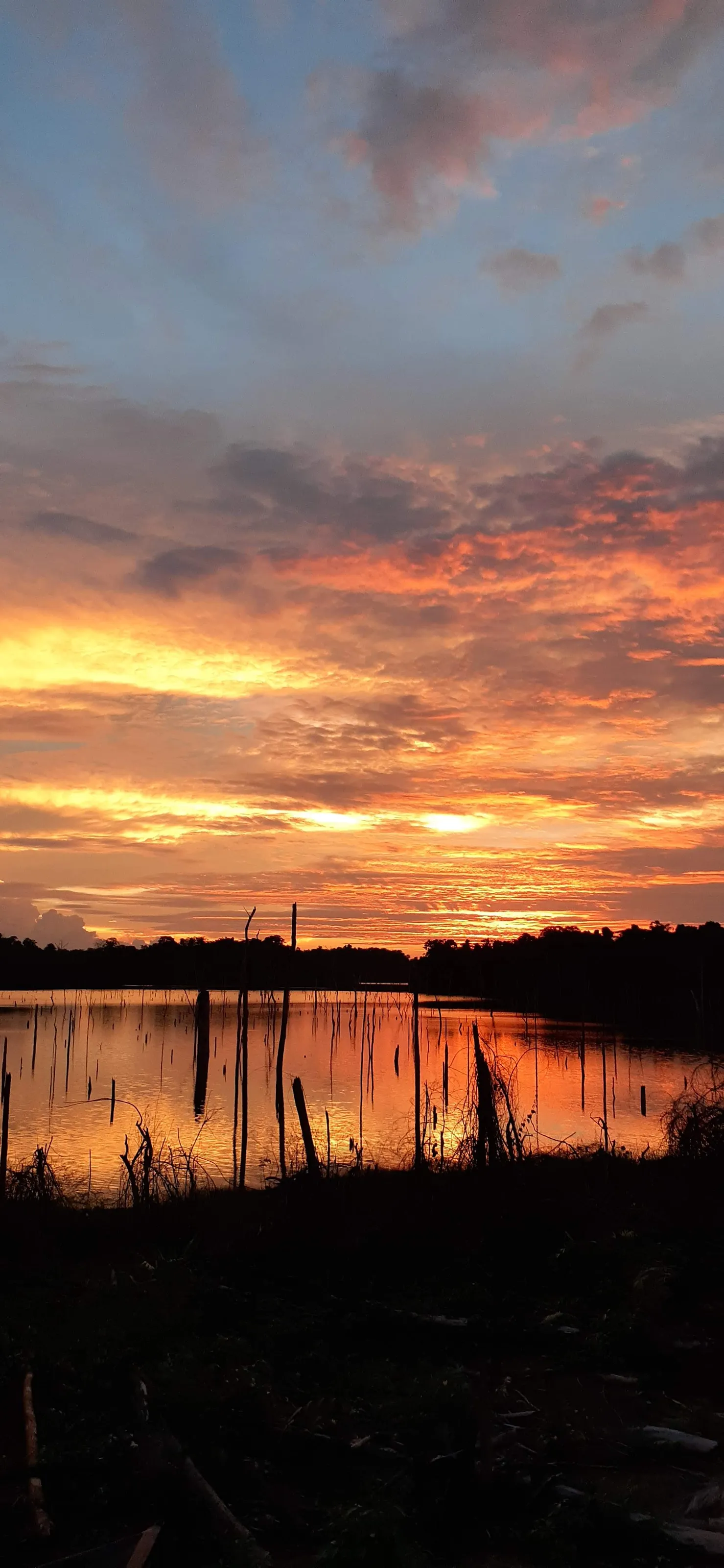 Pôr do sol na Cacaia.