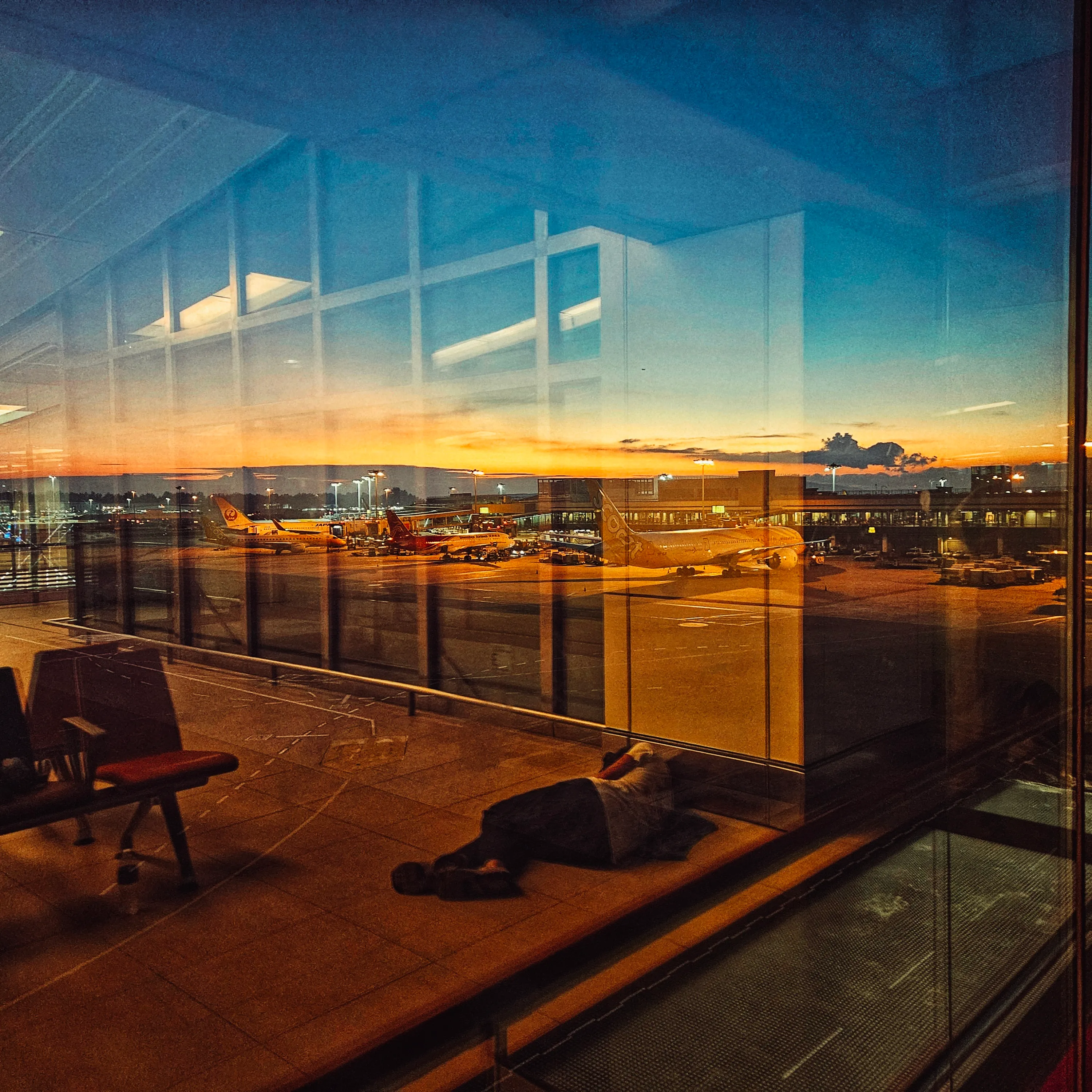Airport sleep