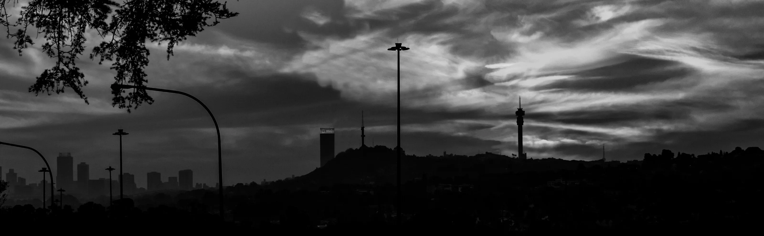 City-scape - an evening in Johannesburg