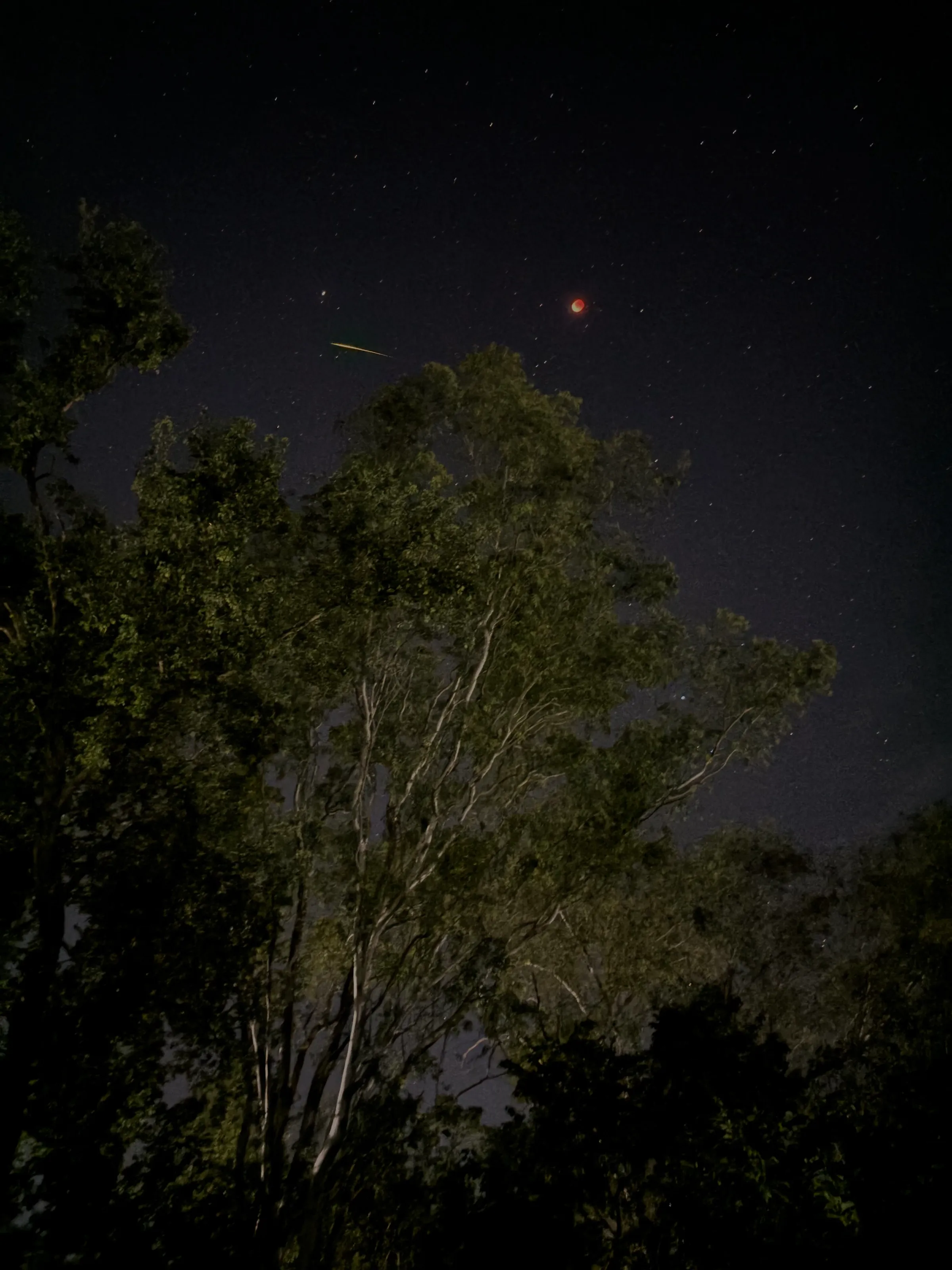 When the Moon Met a Shooting Star