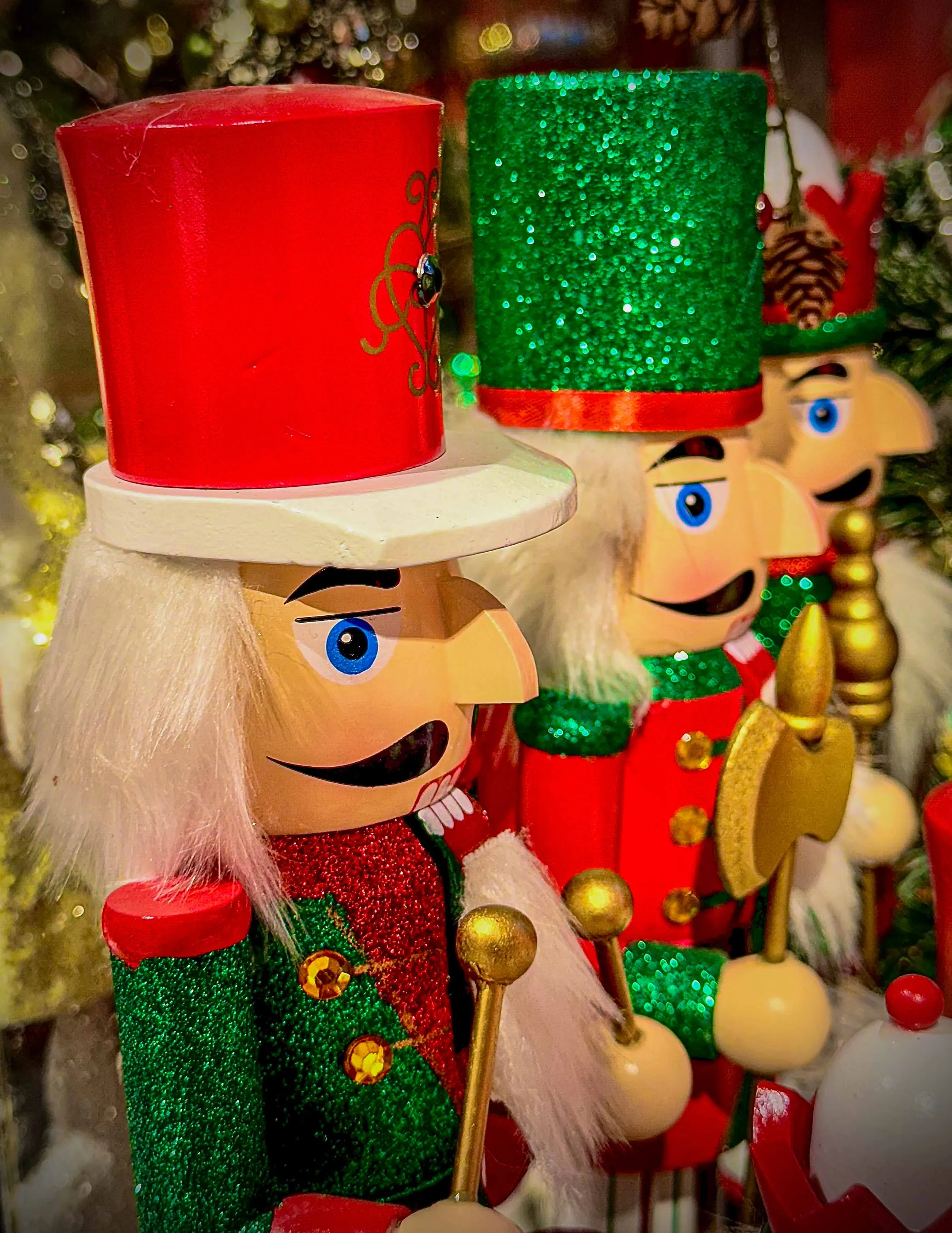 Toy soldiers on parade