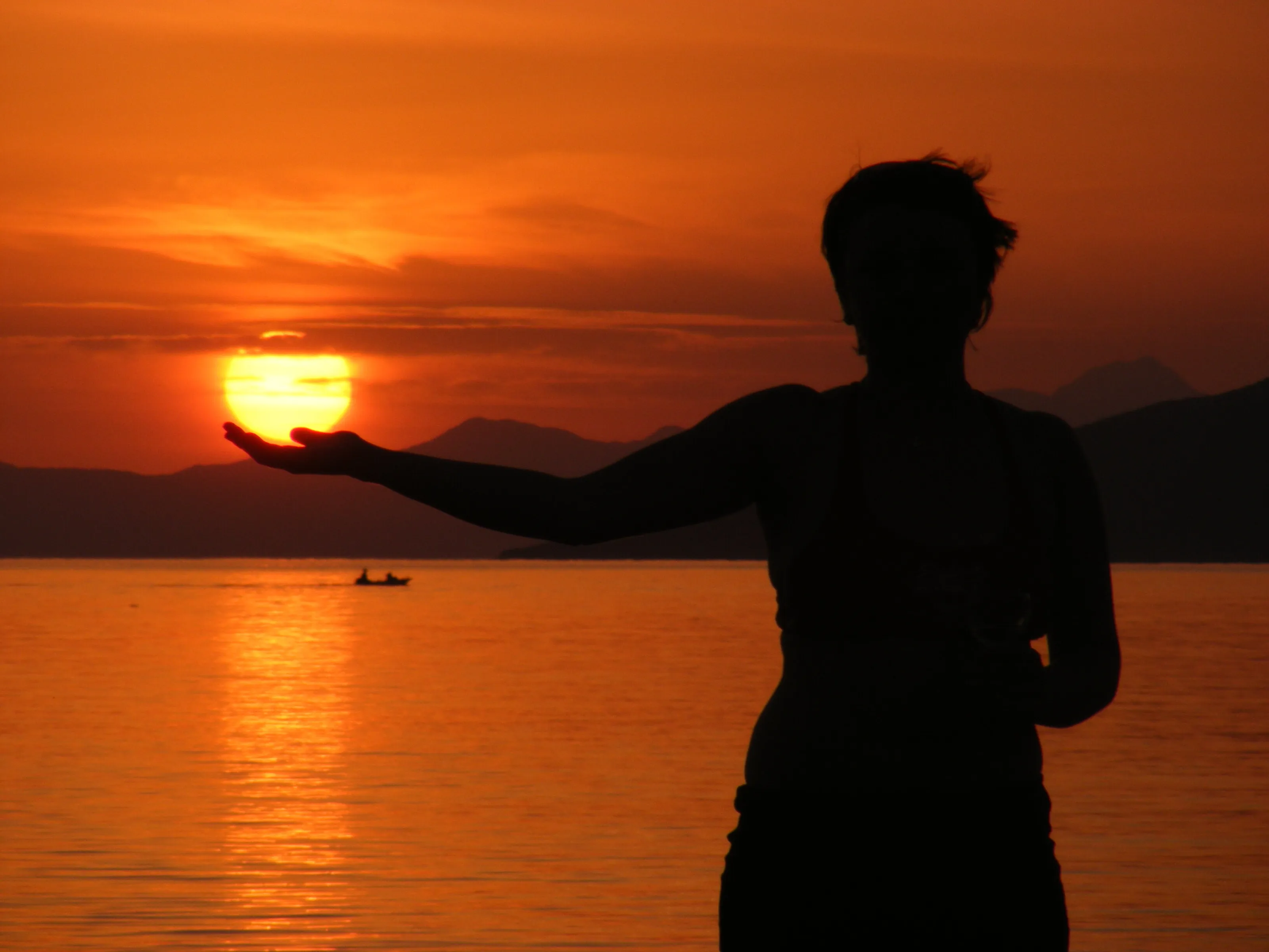 Holding the sun