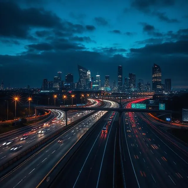 Cityscapes at Twilight (in colour)