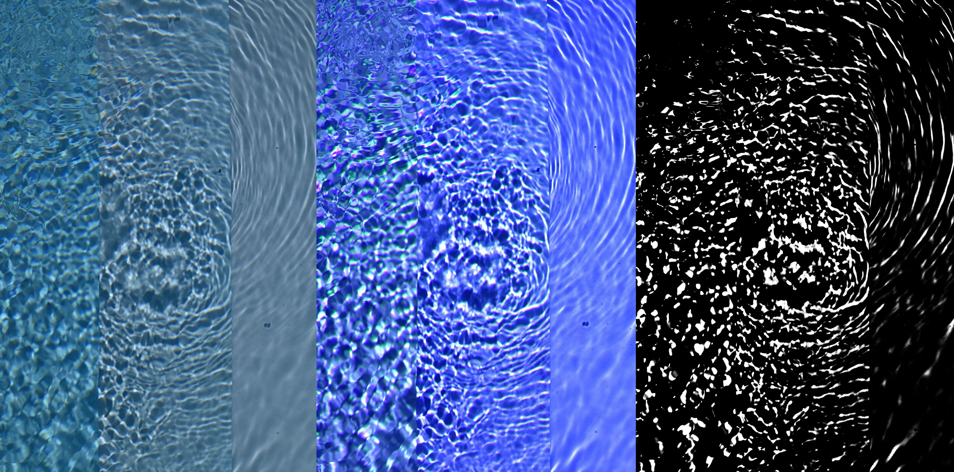 Triptychs: Same Photo, Each in a Different Colour