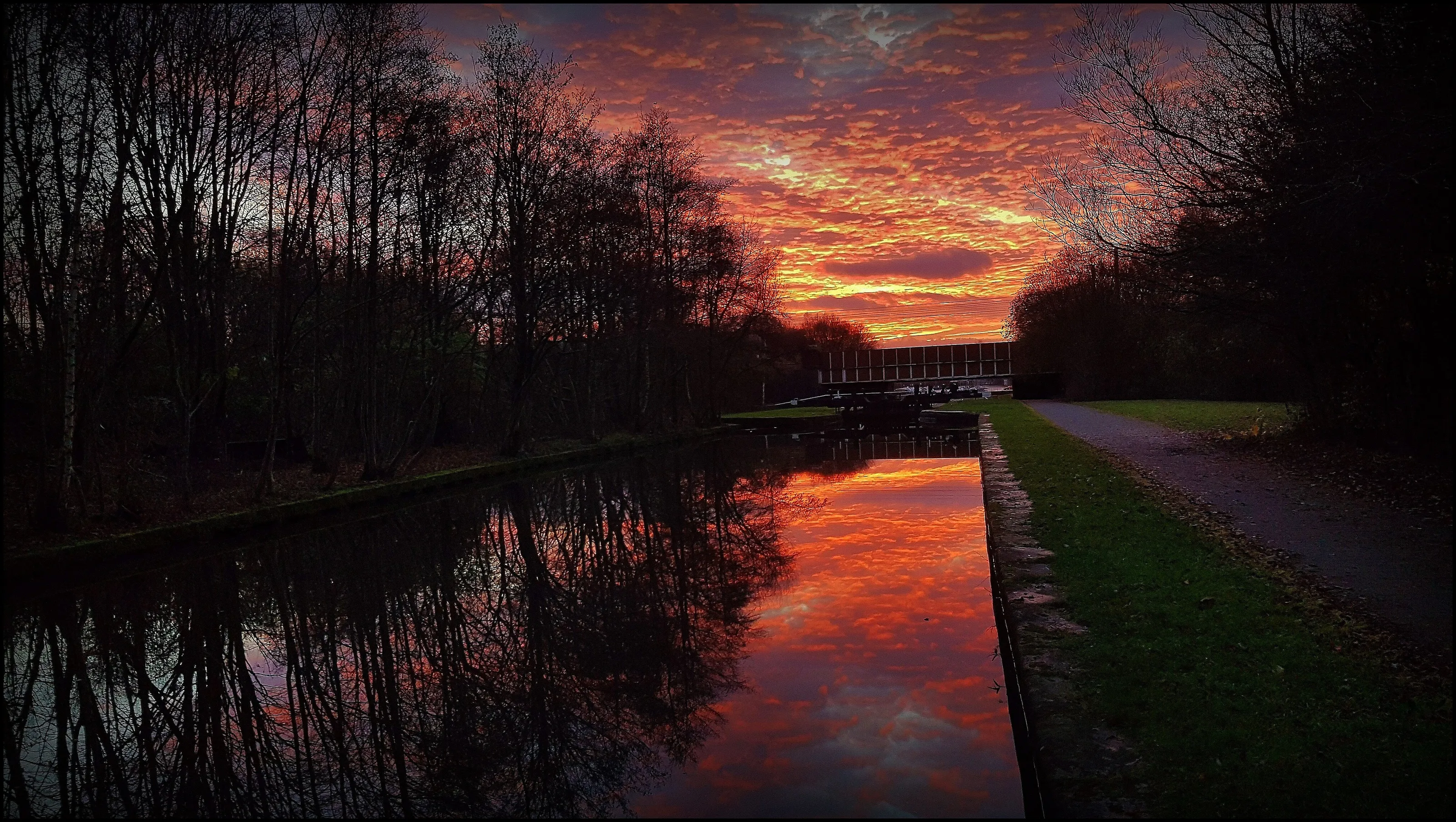 Sunset in Ince