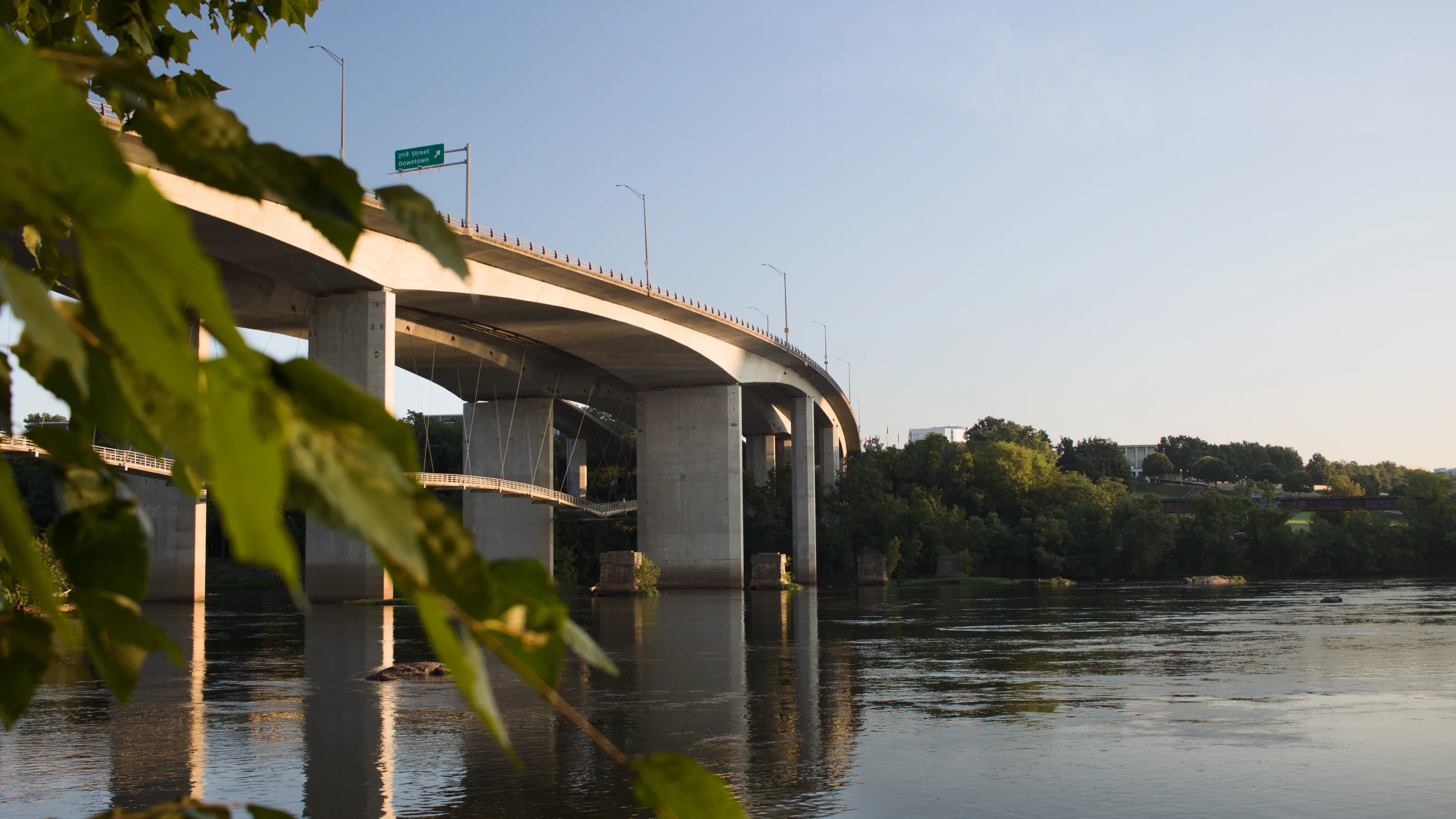 Lee Bridge Spanning the James