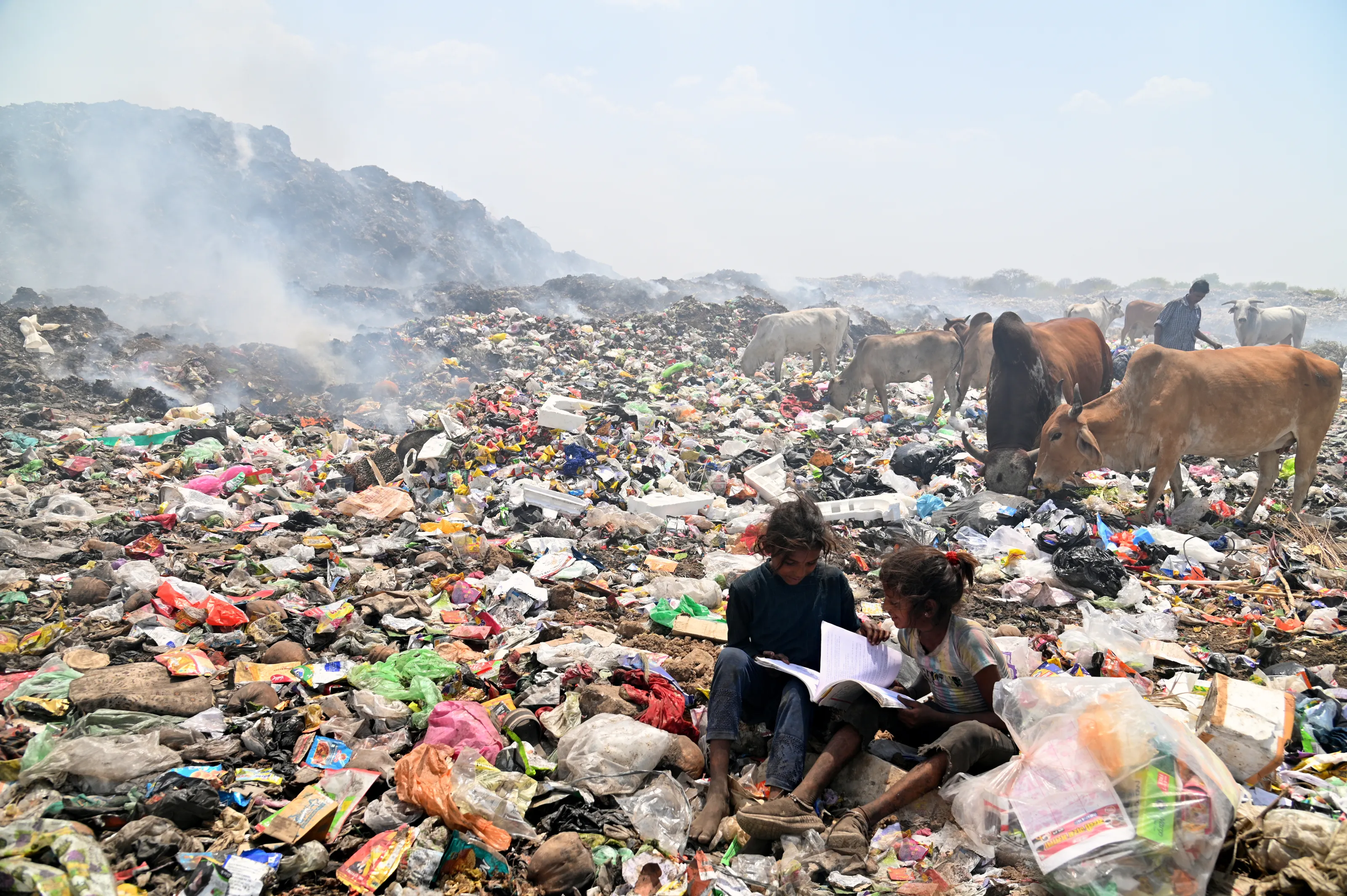 Trying to build a future amidst the garbage