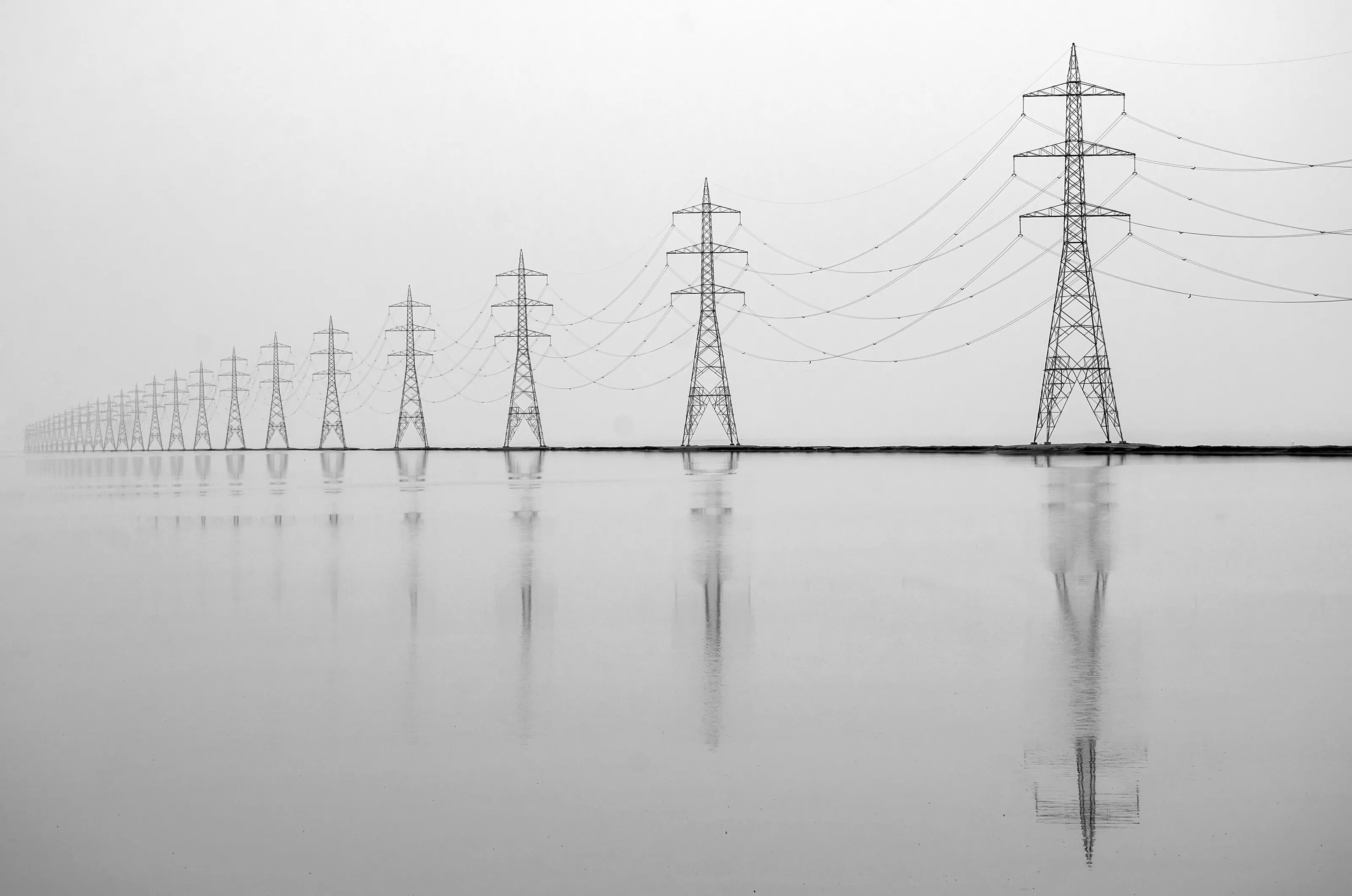 Electricity poles