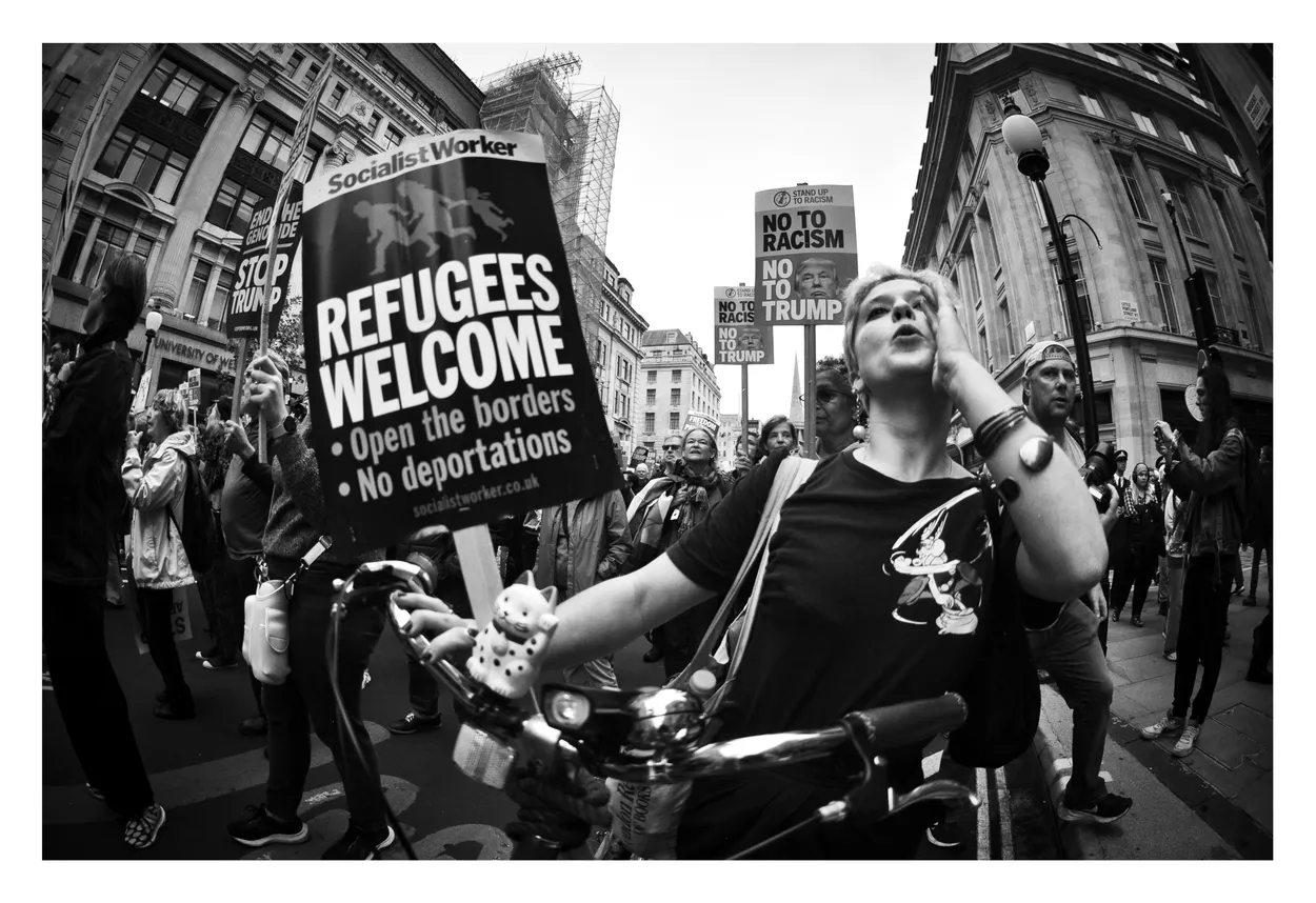 "Refugees welcome"